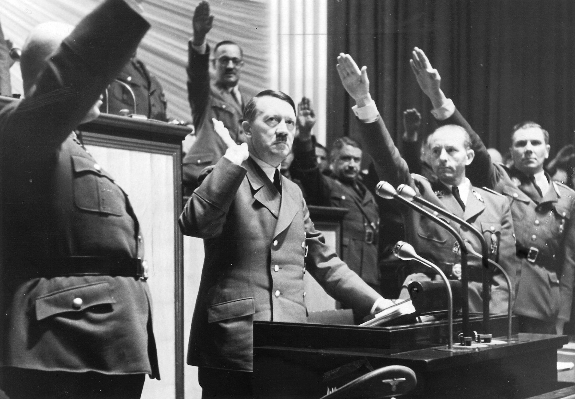 Hitler in the Reichstag, 1941