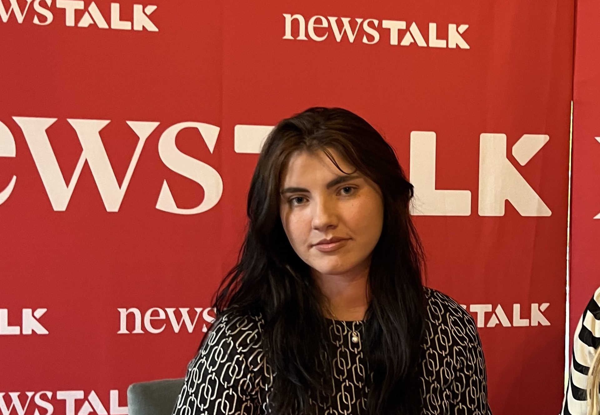 Natasha O'Brien speaking to Lunchtime Live on Newstalk.