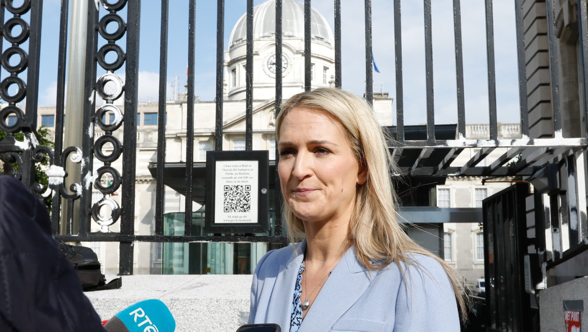 Minister for Justice Helen McEntee on her way into Cabinet at Government Buildings, 5-6-24