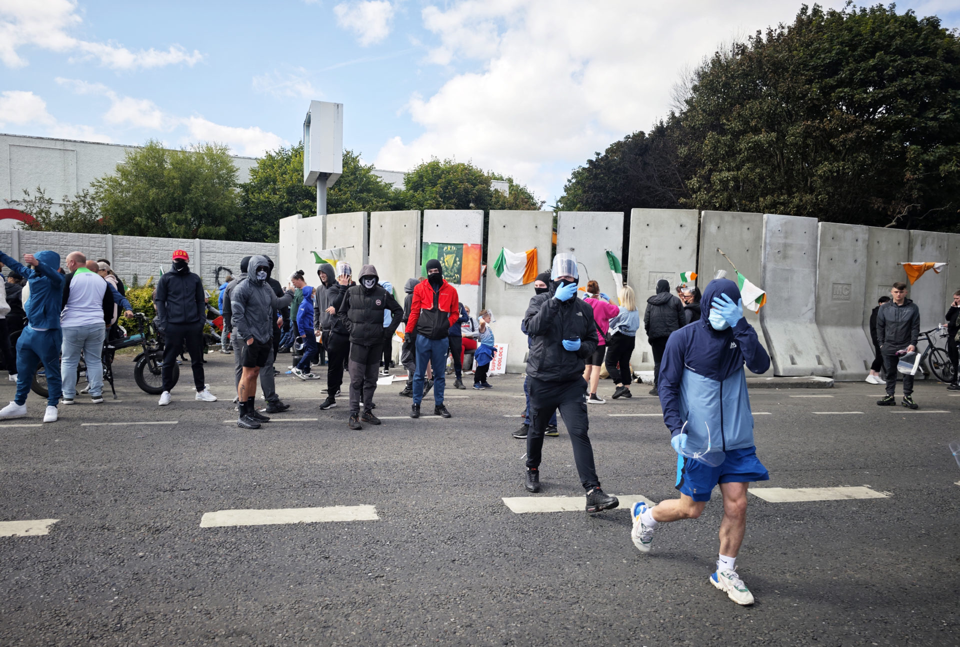 Public order units deployed in Coolock amid ongoing protests