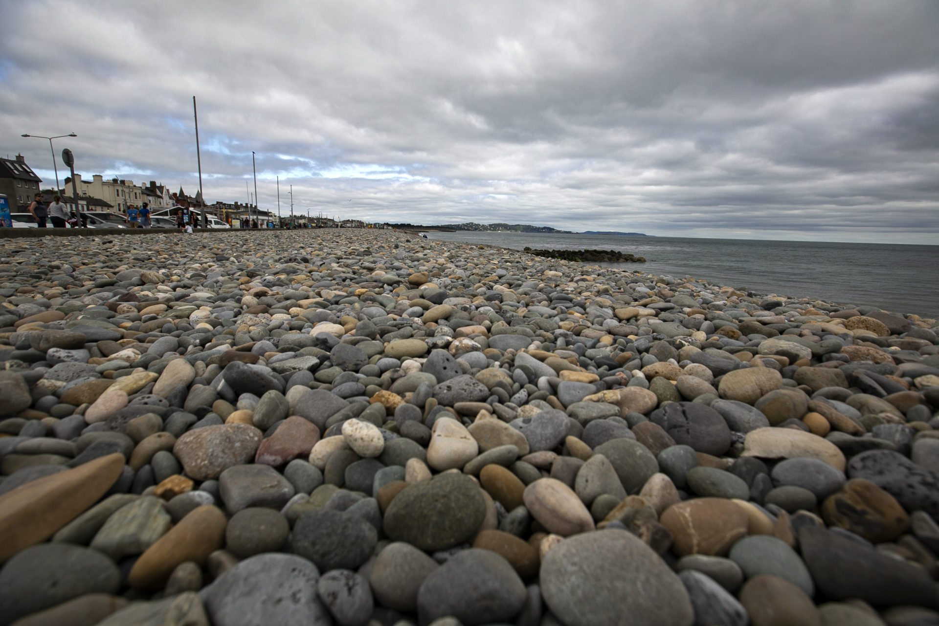 Bray Strand under summer clouds, 12-7-19