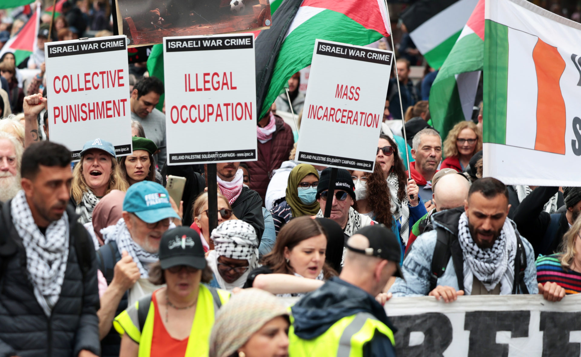 National rally for Palestine in Dublin, 20/07/2024. Image: Leah Farrell/? RollingNews.ie