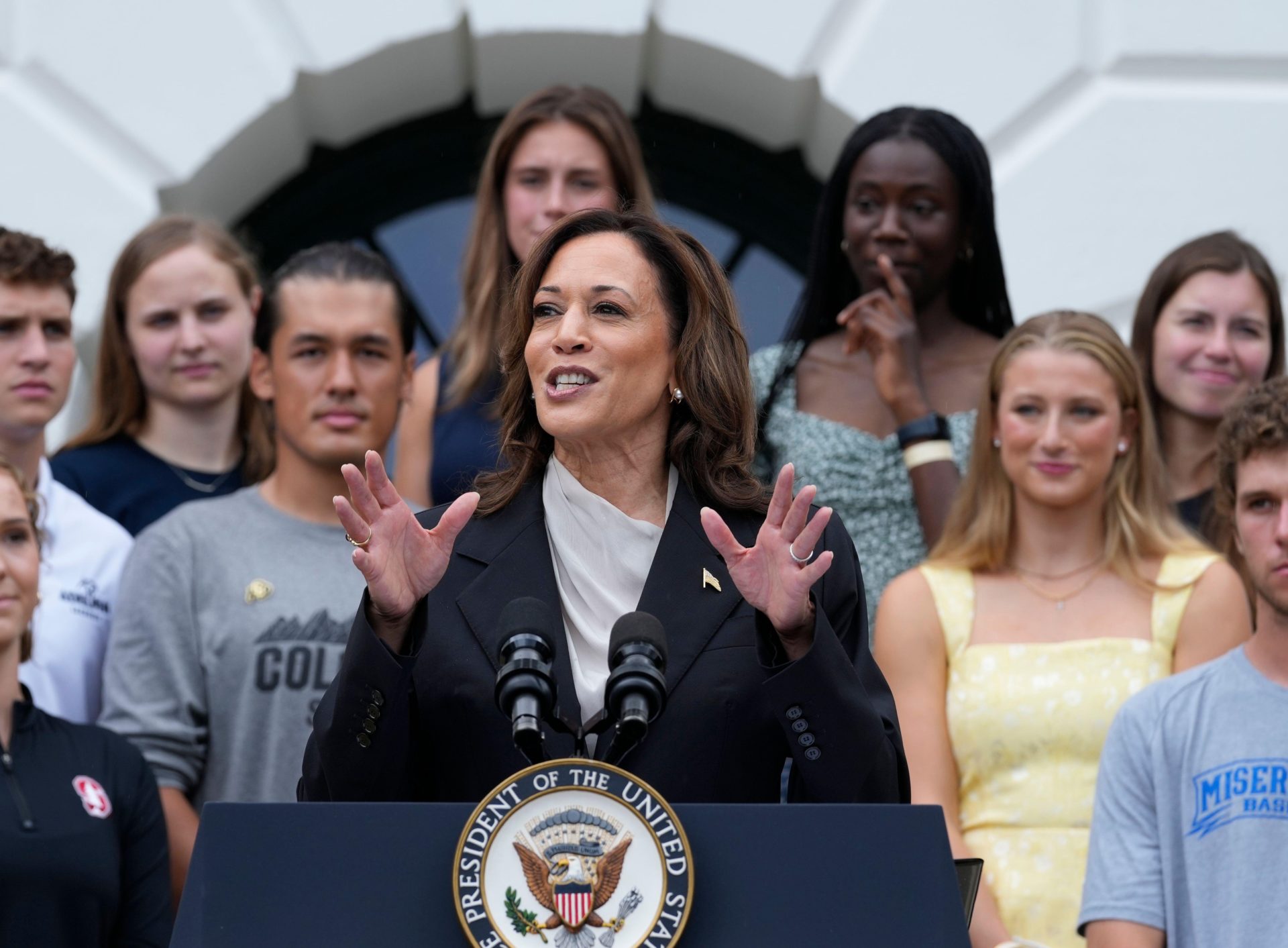 Kamala Harris secures enough delegates for Democratic Party nomination ...