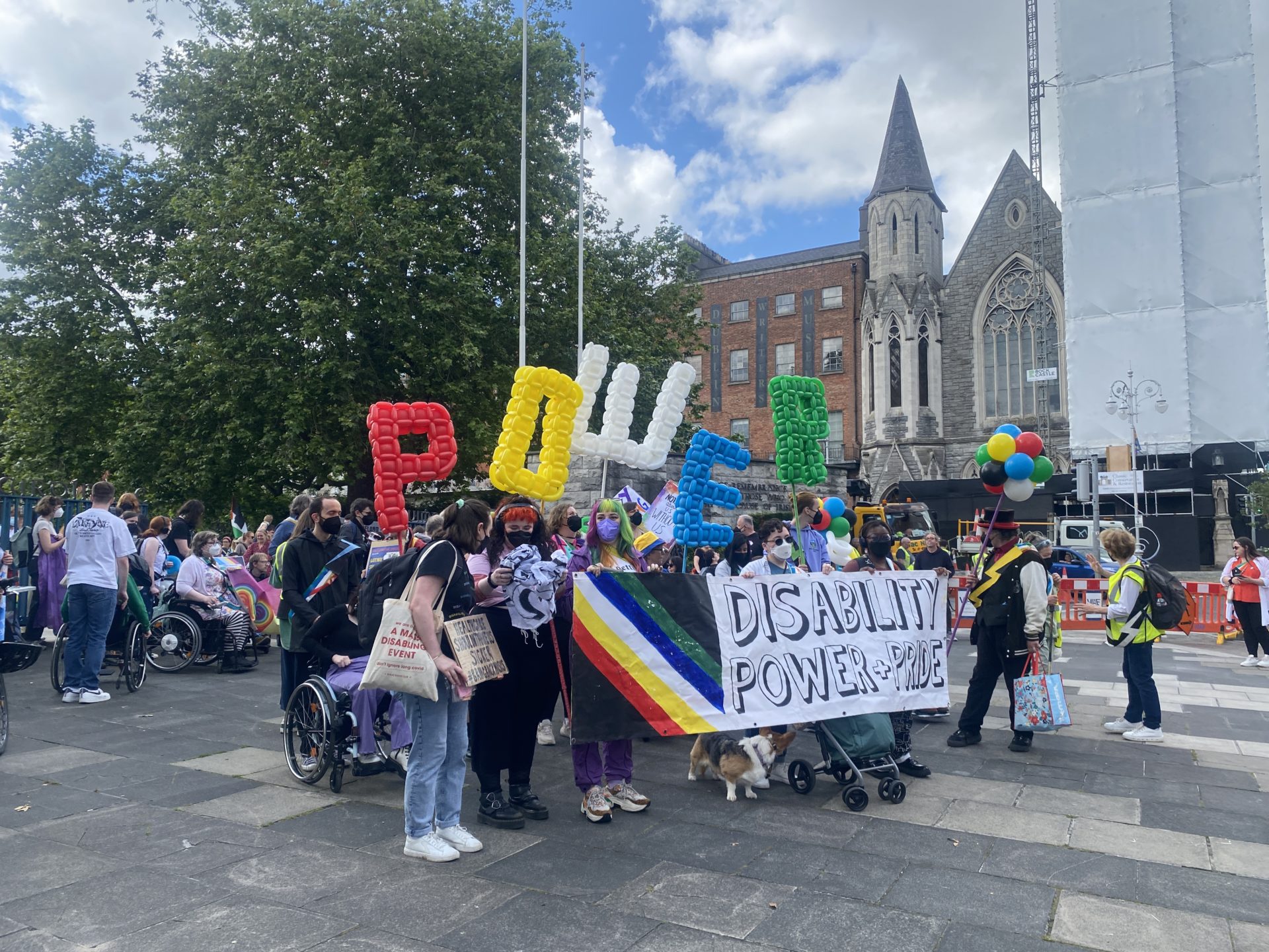 Disability Pride march in Dublin, 27/04/2024. Image: Leah Farrell/© RollingNews.ie