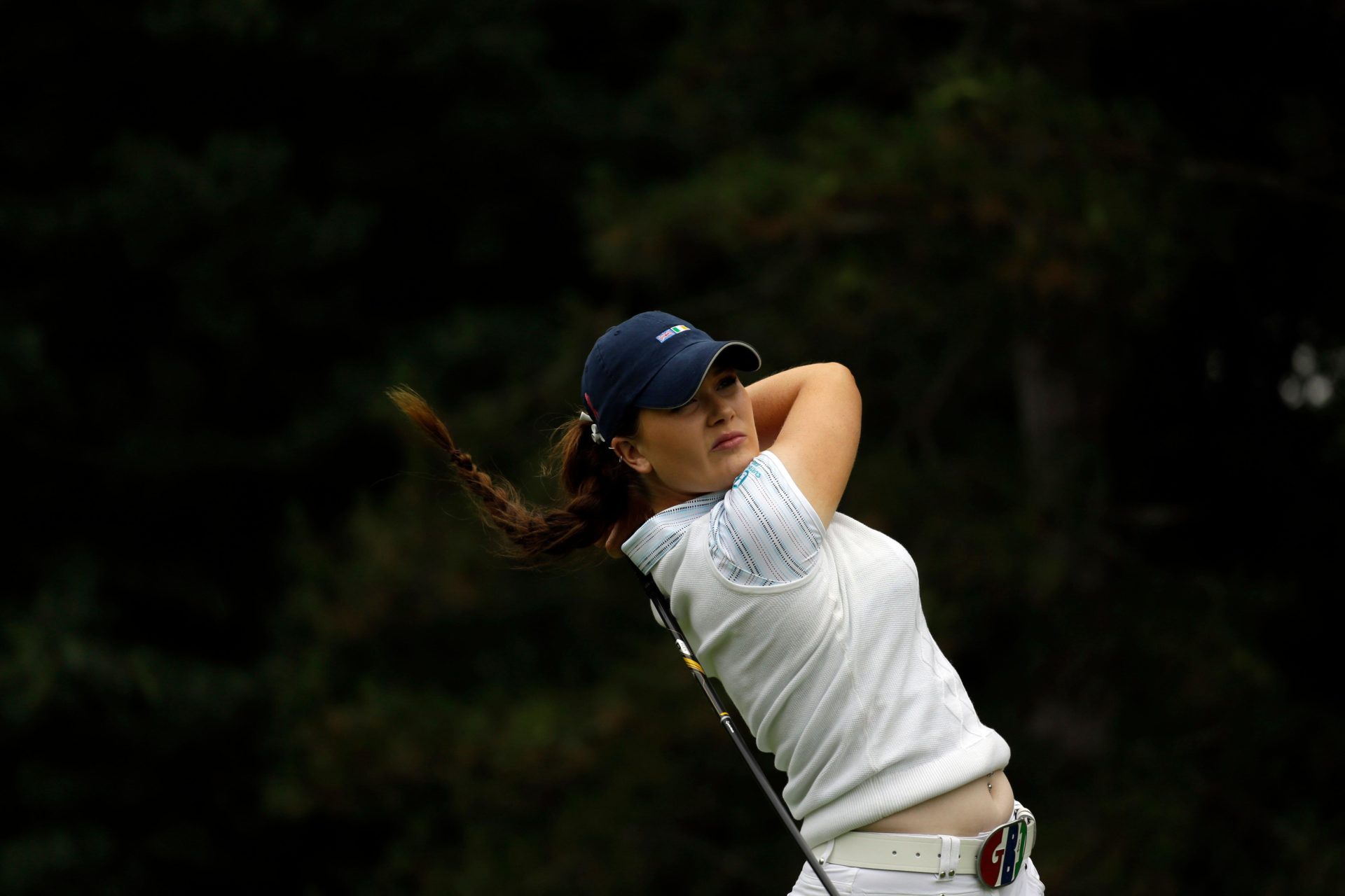 Professional golfer Annabelle Dimmock. Image: Associated Press / Alamy Stock Photo 