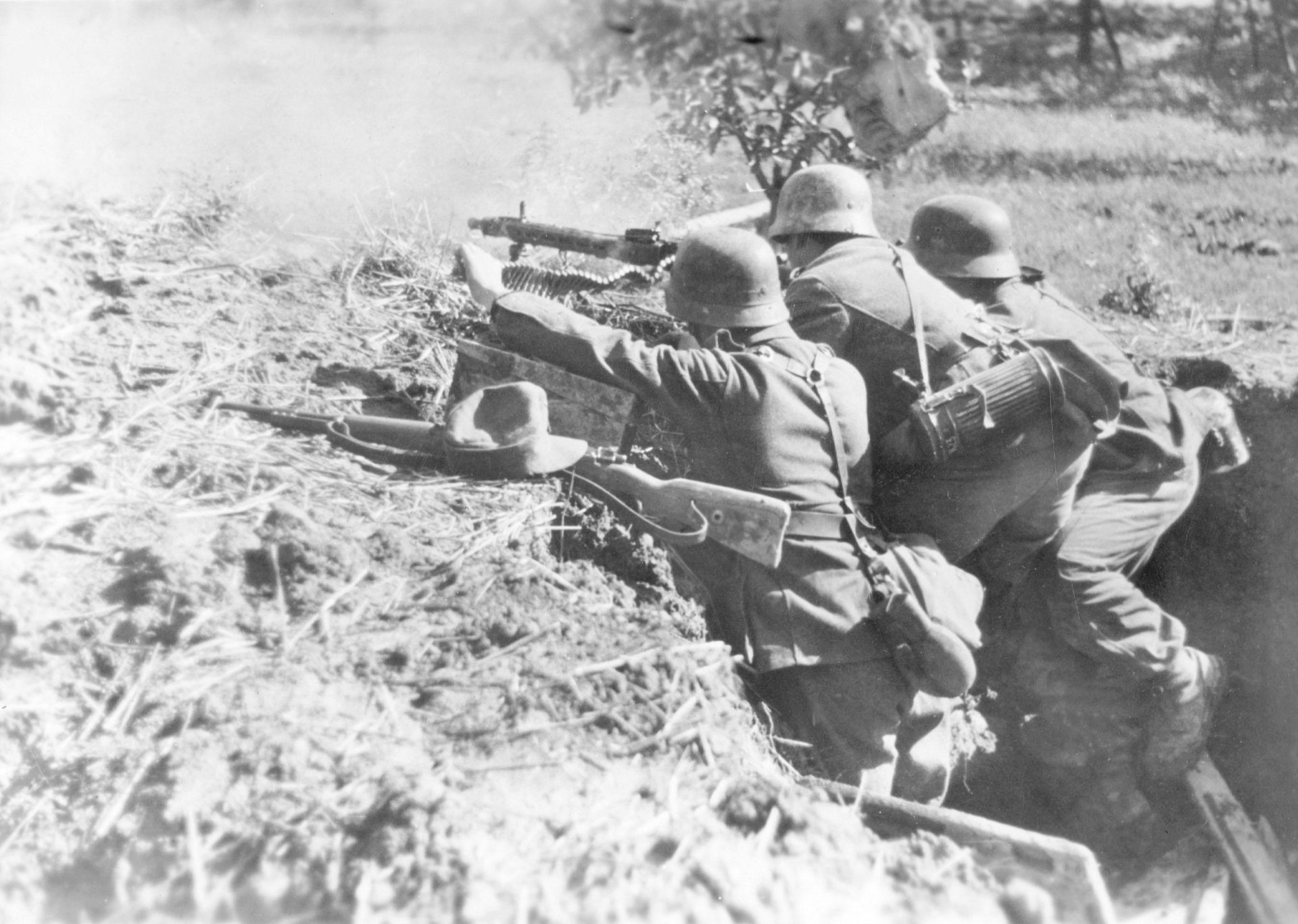 German troops in Italy in 1945. 