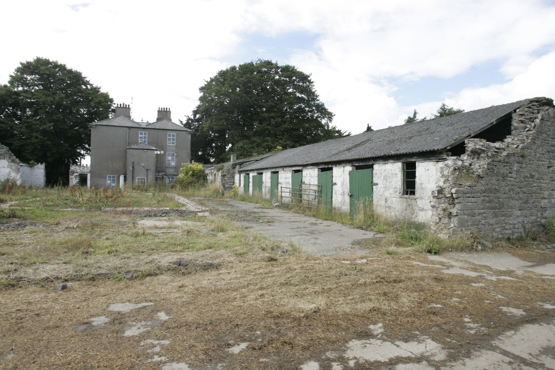 File photo of old farm buildings on the Thornton Hall site