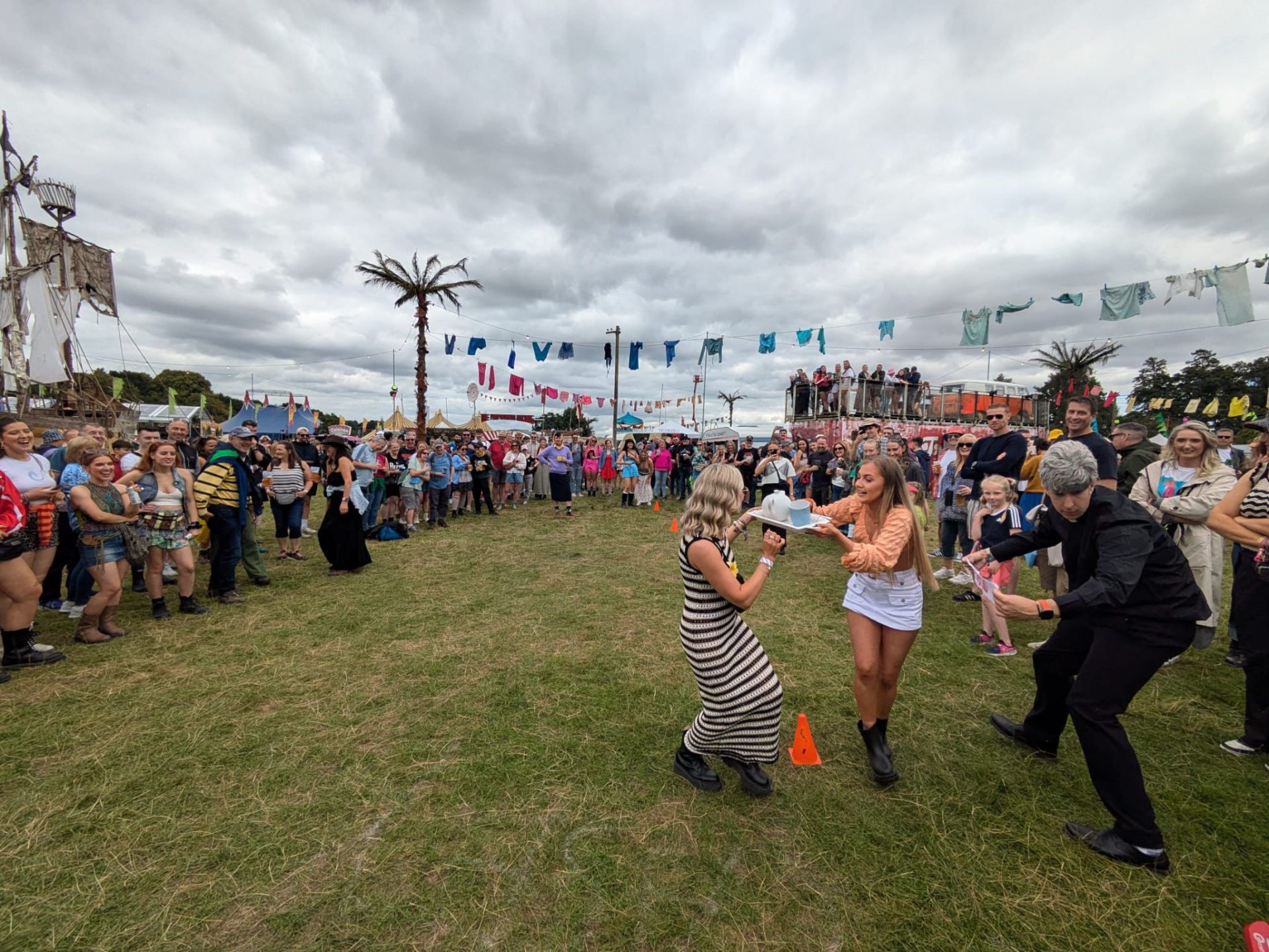 The 'Lovely Girl' contest hosted by the 'Craggy Island Craic Shack' at Electric Picnic. Image: John O'Donnell