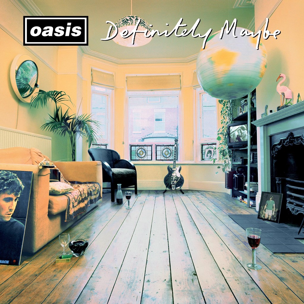 New artwork for the 30th anniversary edition of Definitely Maybe.