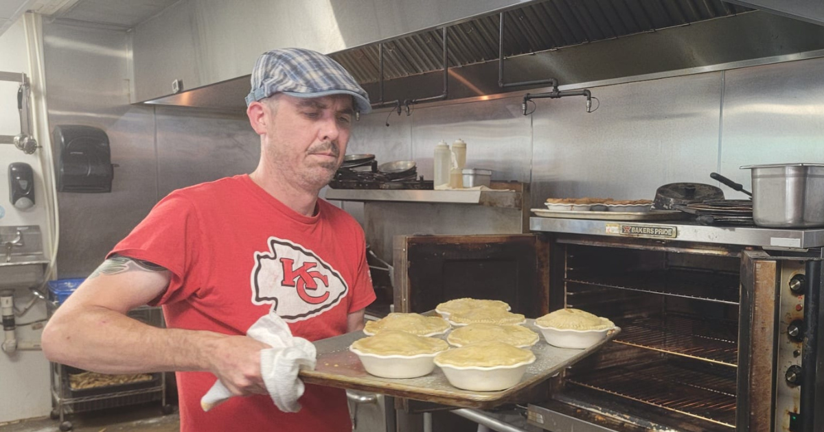 44-year-old chef Shaun Brady. 