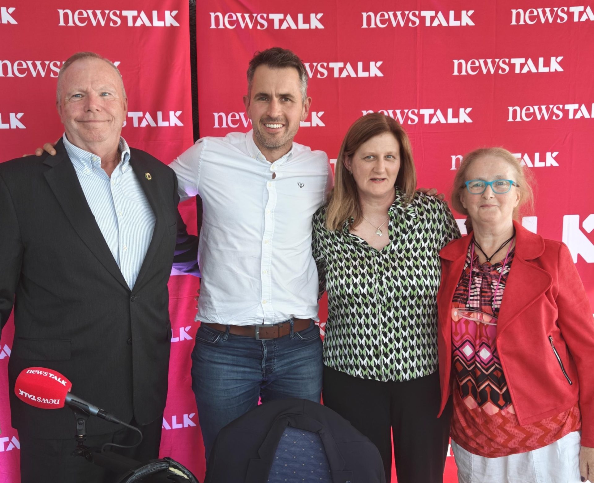 L to R: Ex-NYPD Deputy Commissioner James O'Keefe, The Hard Shoulder host Kieran Cuddihy, lawyer Maura Butler and psychologist Catherine Norton.