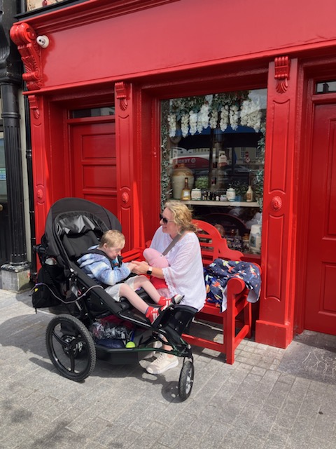 Aisling McNiffe with her son Jack, who has special needs.