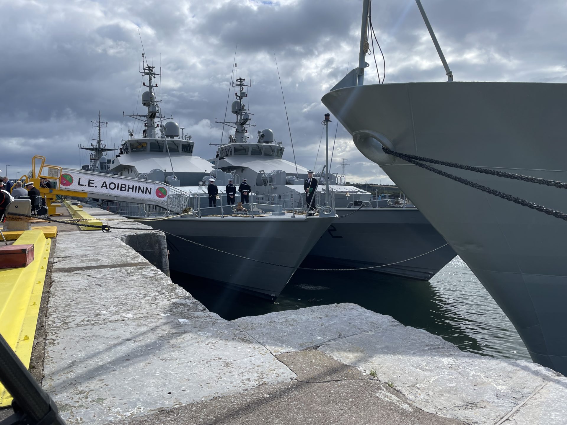 Naval Ships unveiled by Tánaiste Aim to Bring ‘Versatility’ to Ireland’s Defence