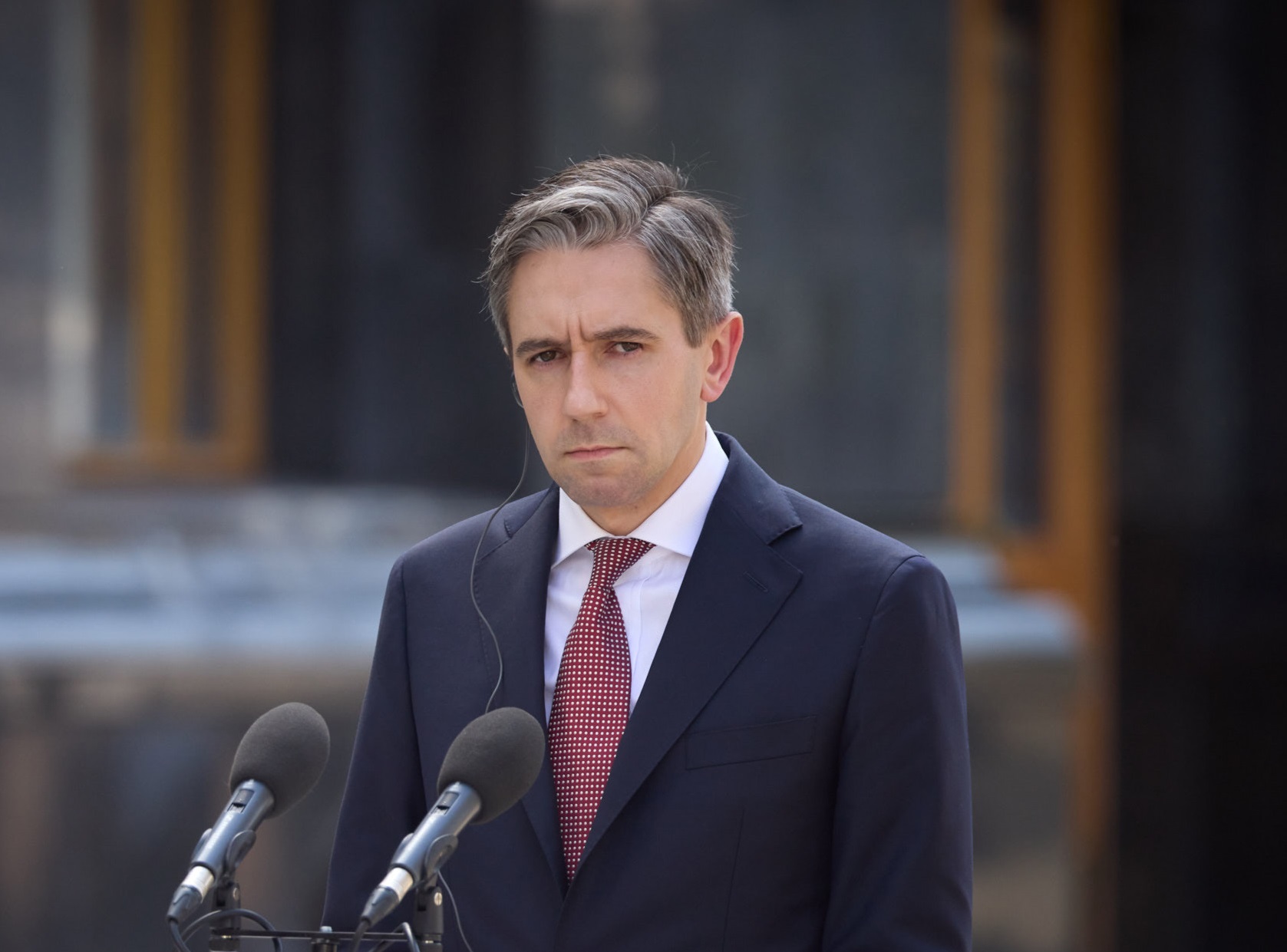 Earlier this month, Patrick Grealish was sentenced to eight months in prison for making an online threat against Simon Harris' family. 