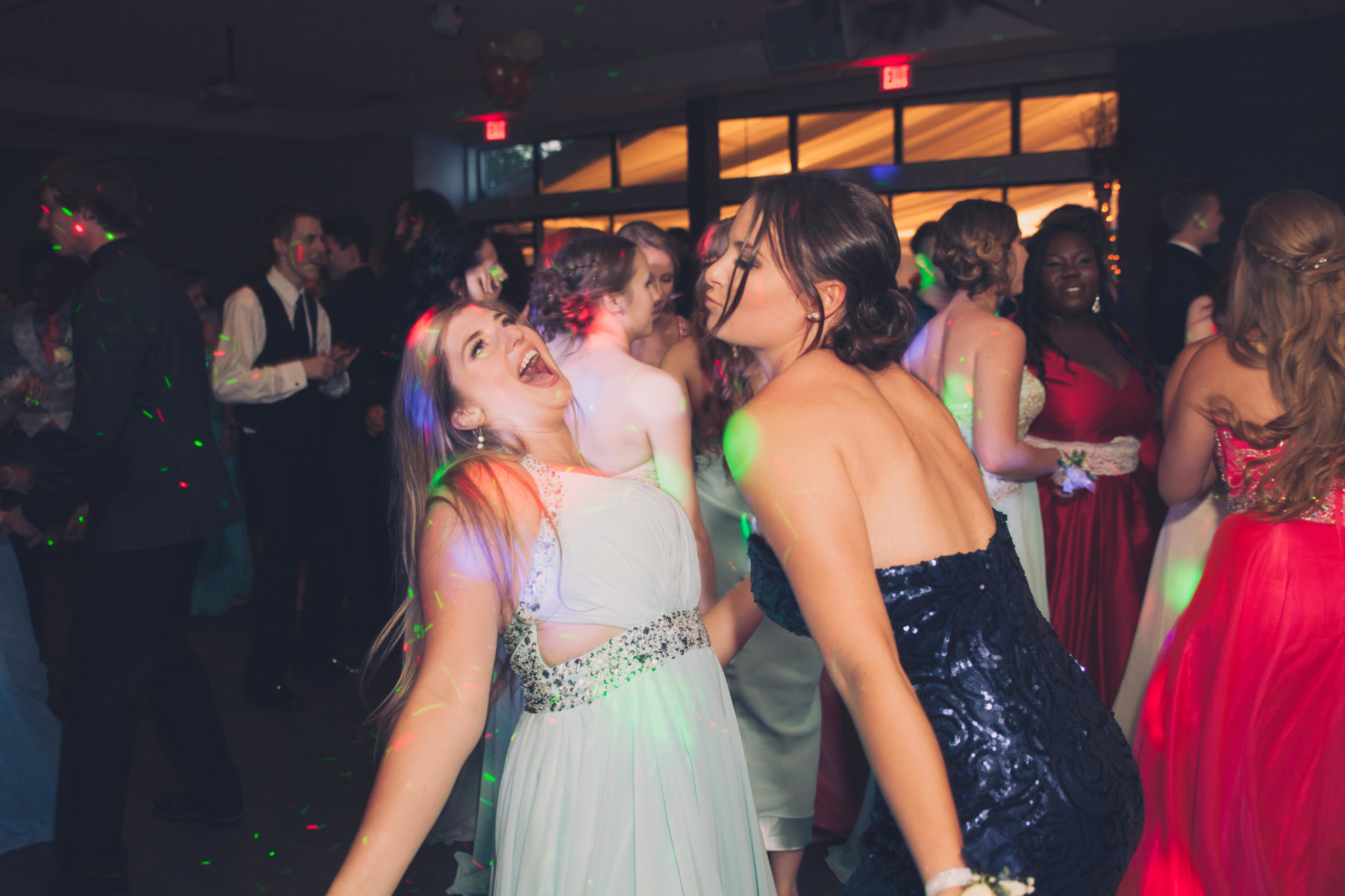 Young girls dancing at the debs. Image: picturelibrary / Alamy Stock Photo