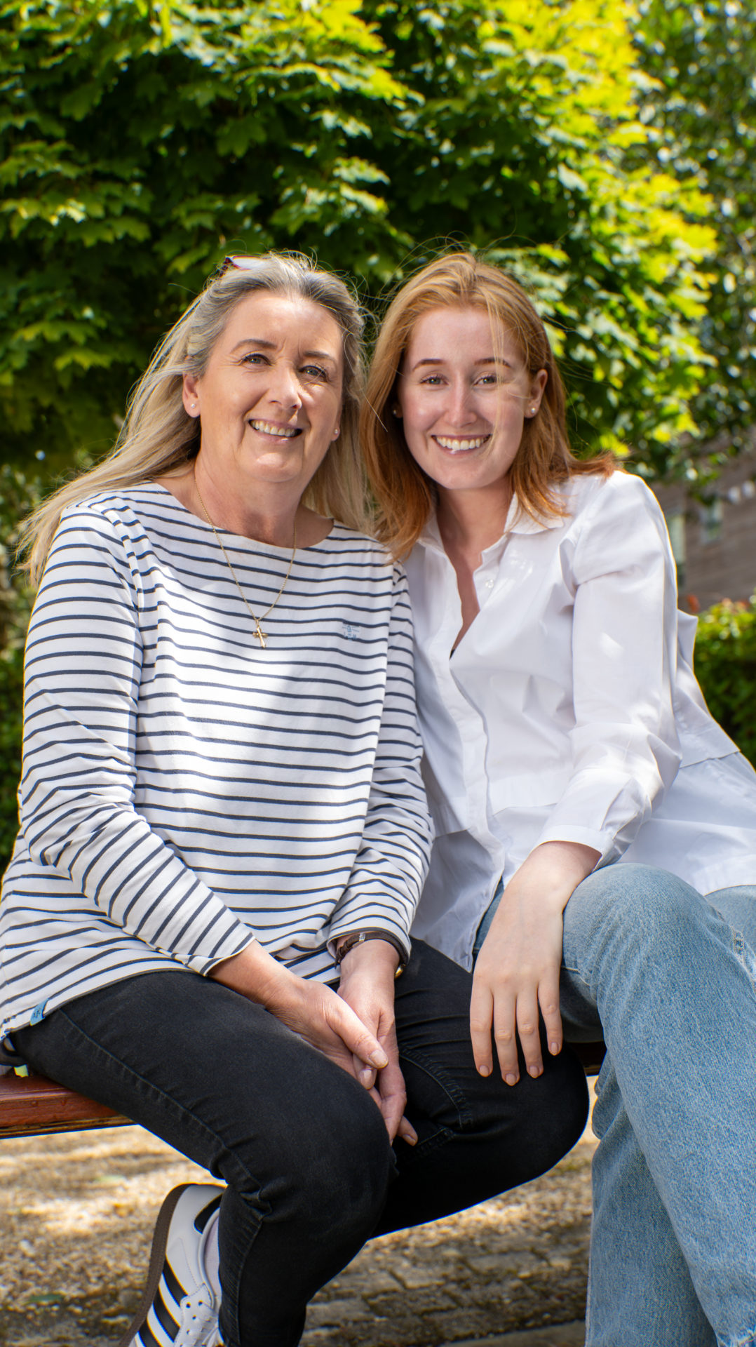 Olivia Humphreys with her mother Vicky