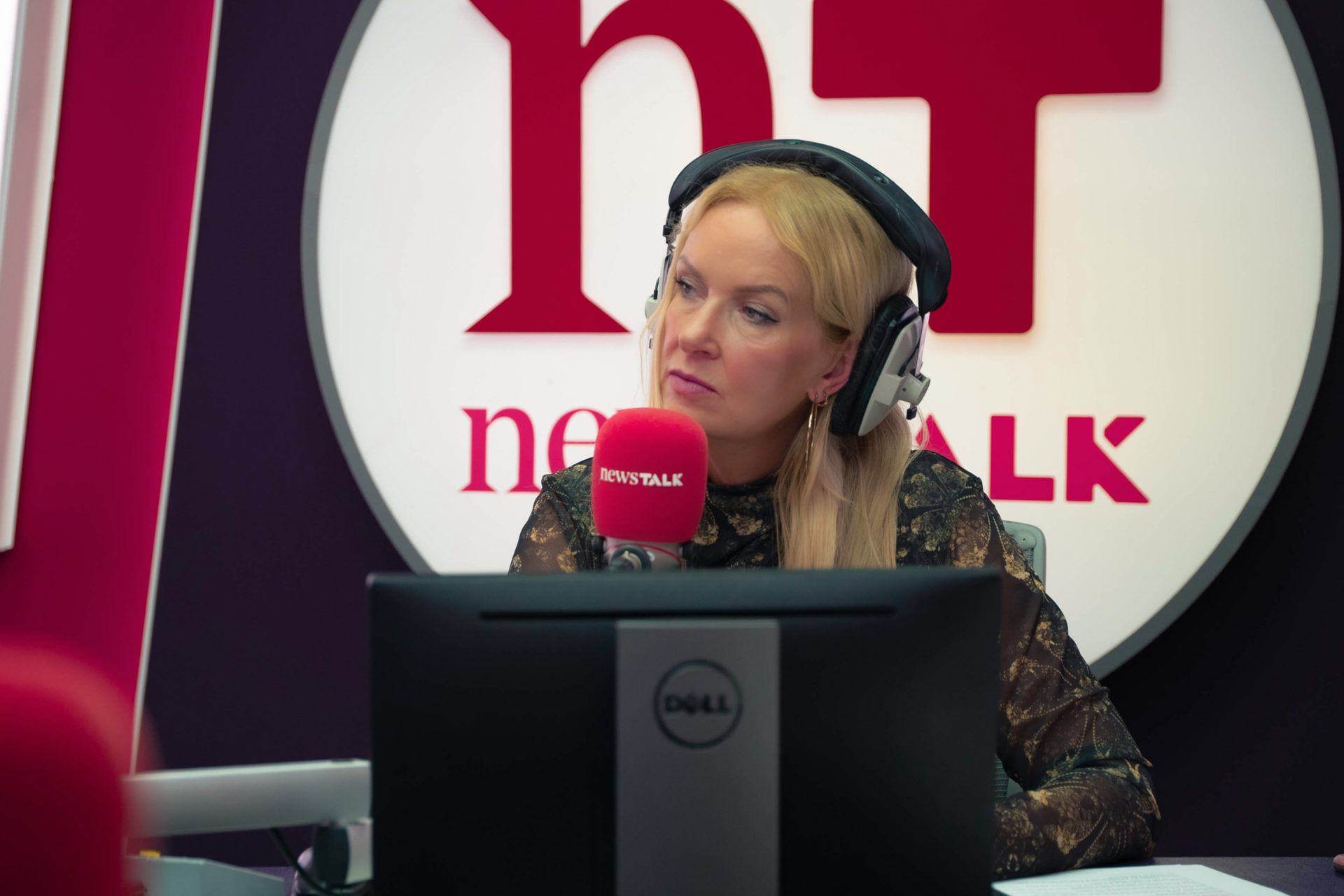 Ciara Kelly in the Newstalk studio