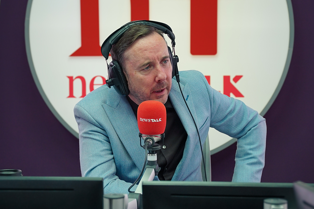 Shane Coleman in the Newstalk studio.