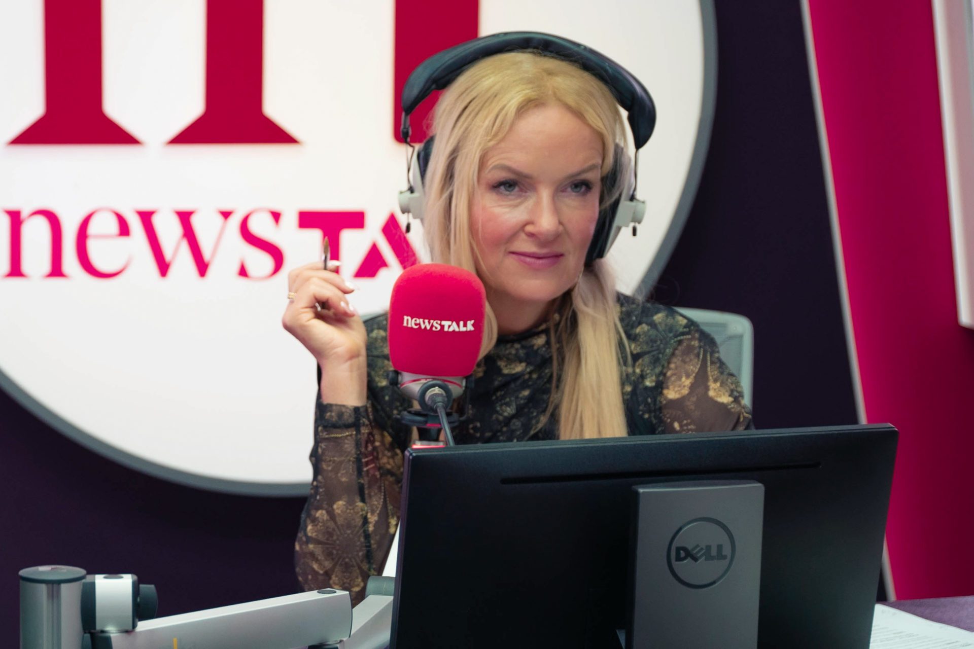 Ciara Kelly in the Newstalk studio. 