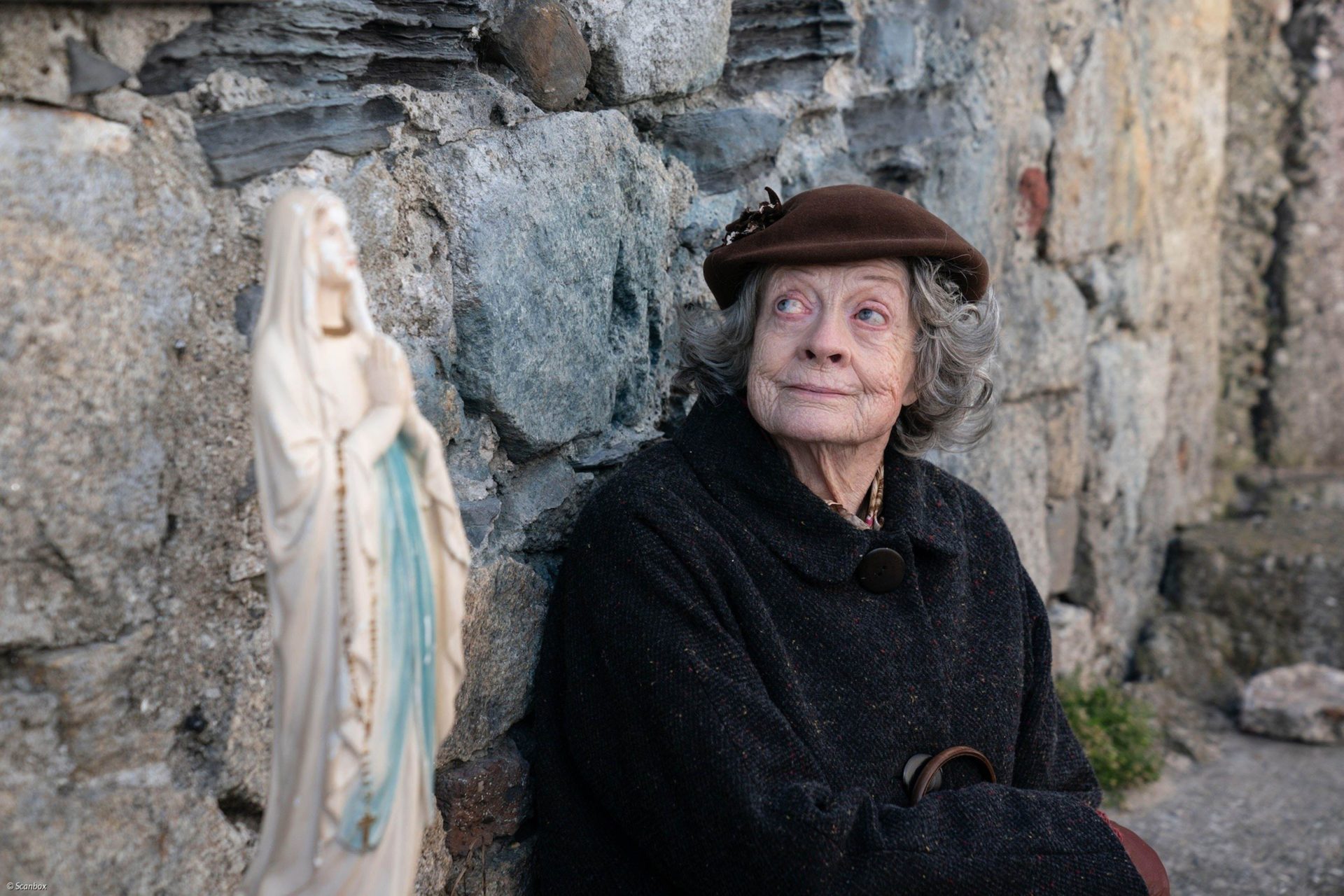 Maggie Smith in a scene from The Miracle Club in 2023