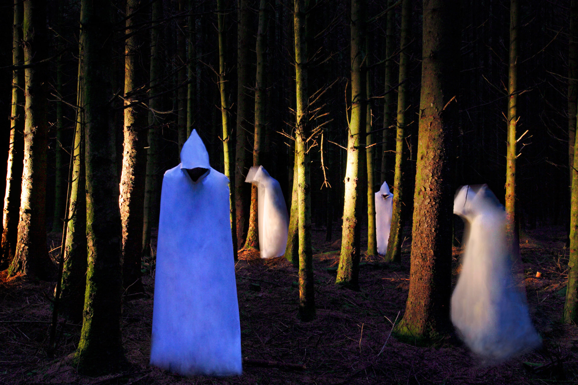 Ghosts in the woods. Alamy.com