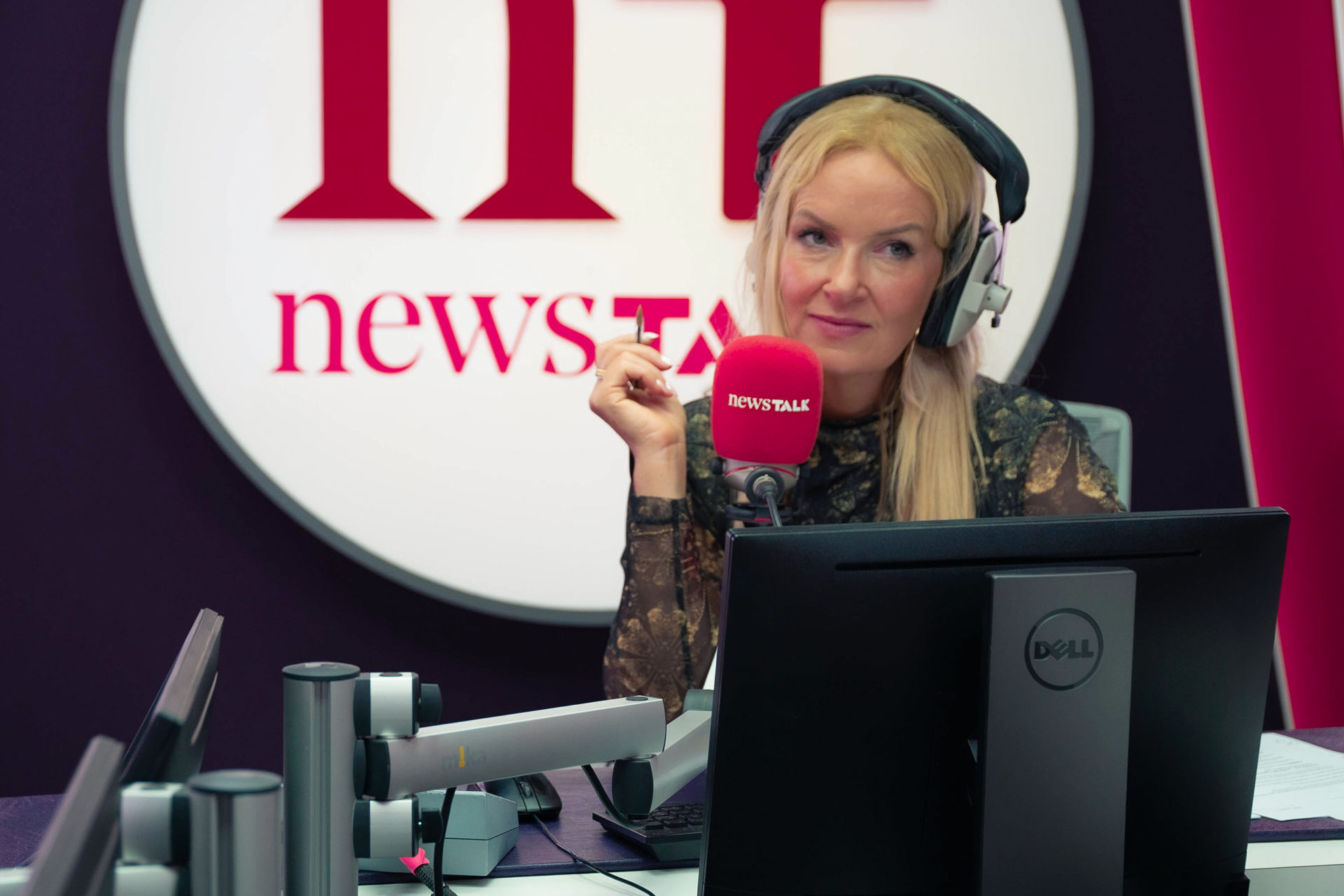 Ciara Kelly in the Newstalk studio.