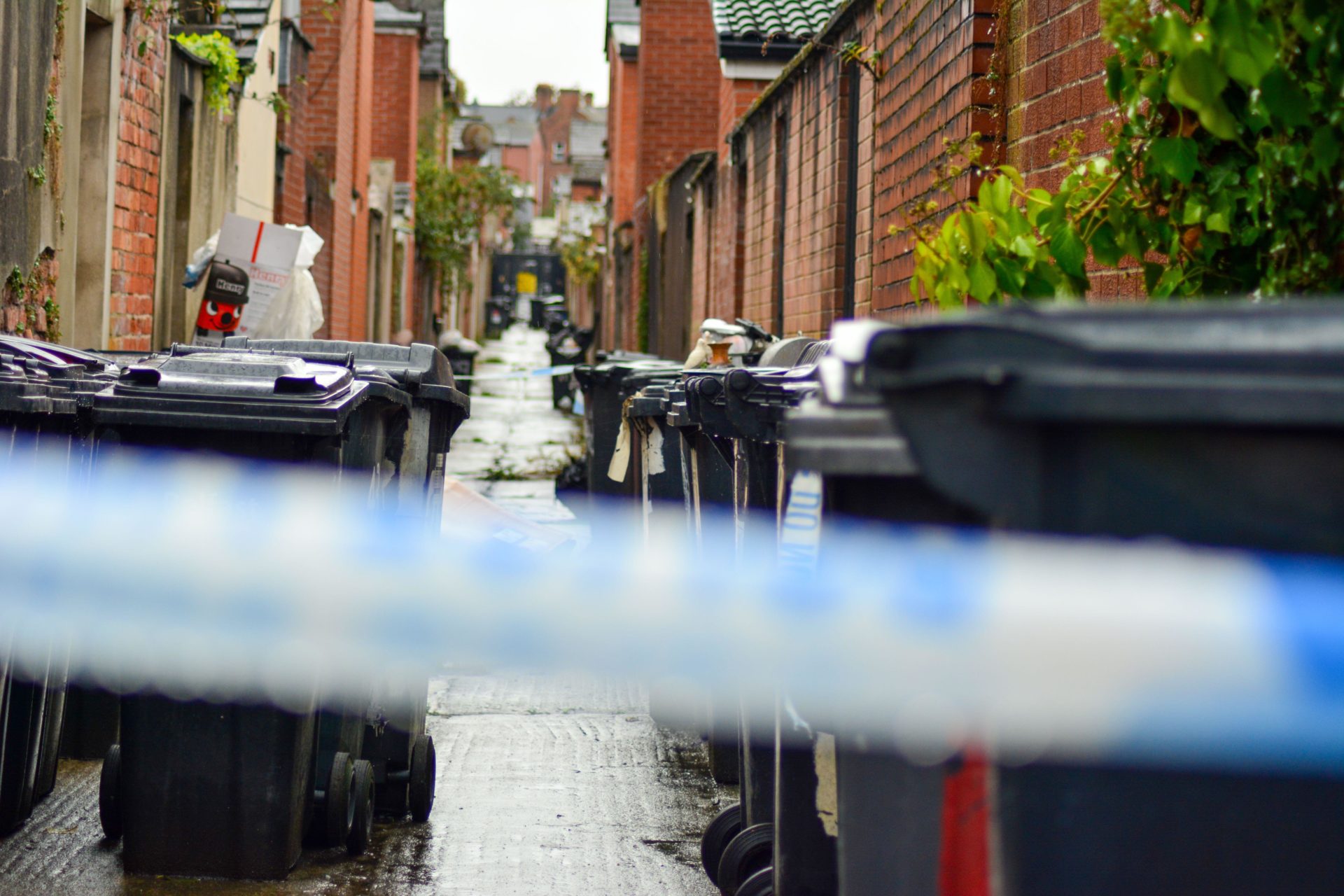 Police at the scene of a property on Melrose Street in Belfast as part of their investigation into the murder of Mary Ward