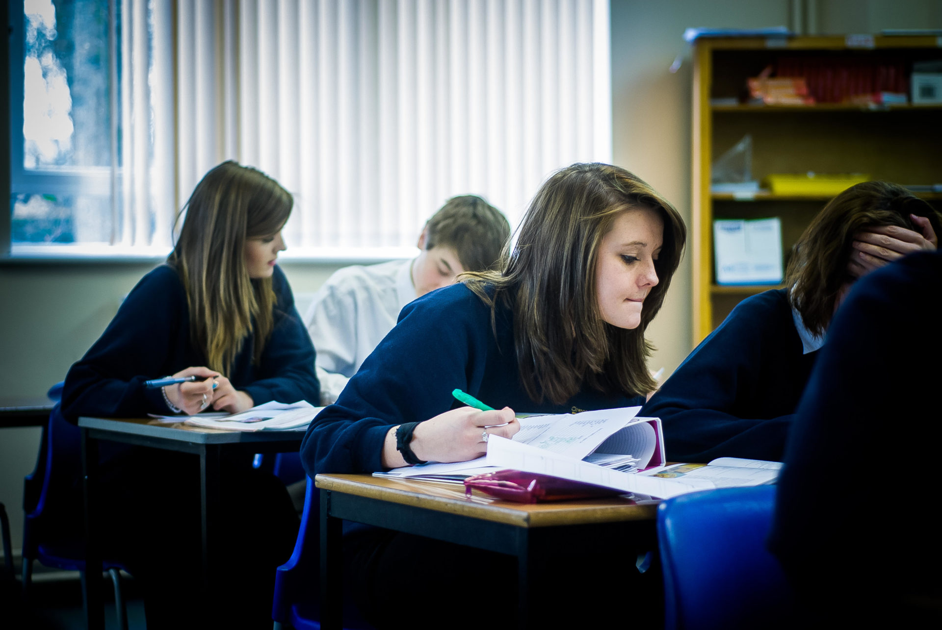 Students in lesson at Secondary School