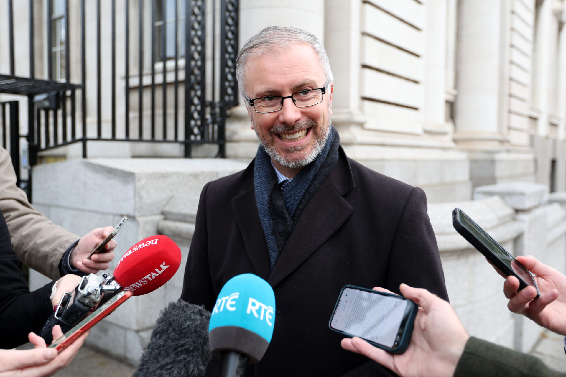 Green Party leader Roderic O'Gorman at Government Buildings