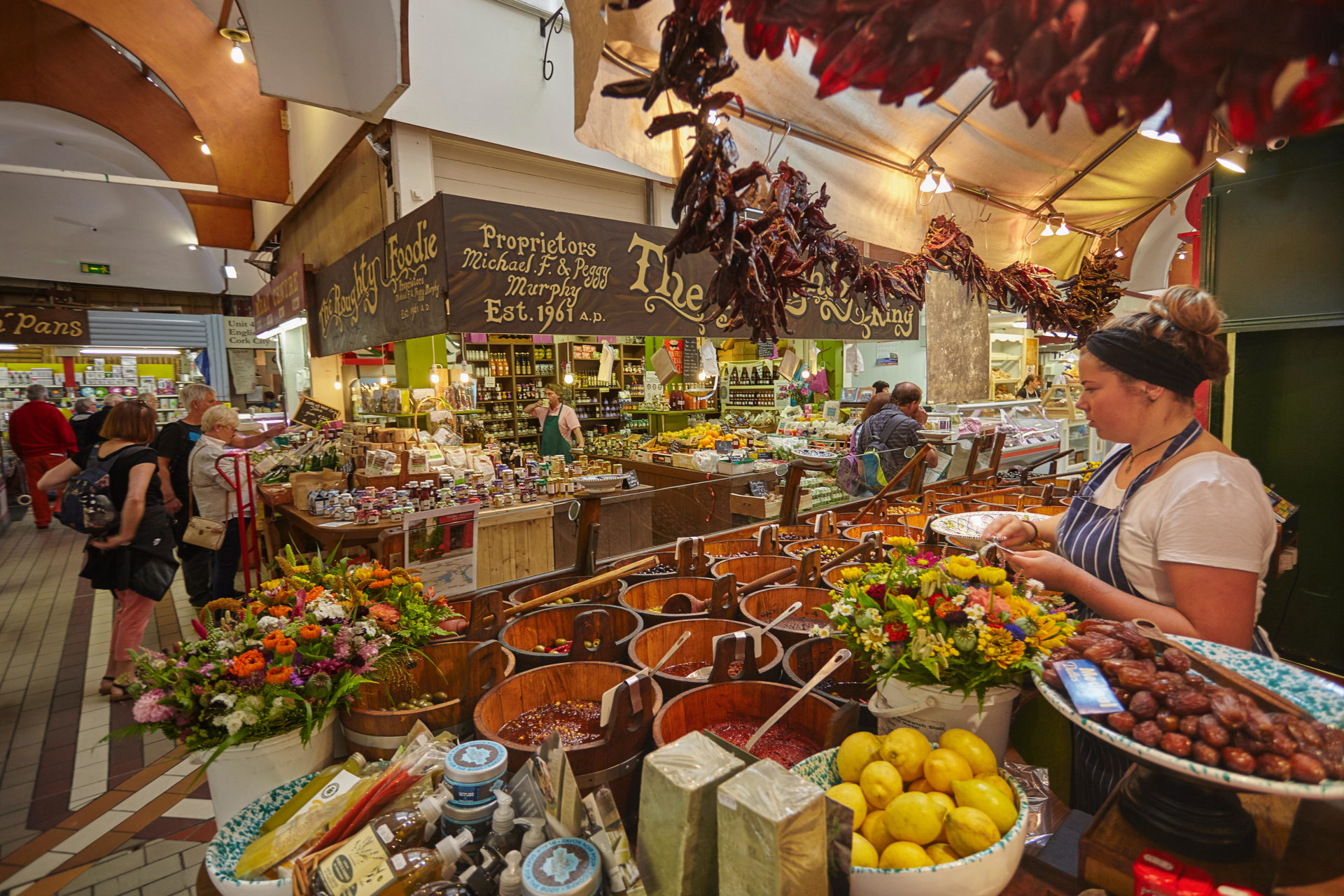 The English Market, in Cork, Ireland.