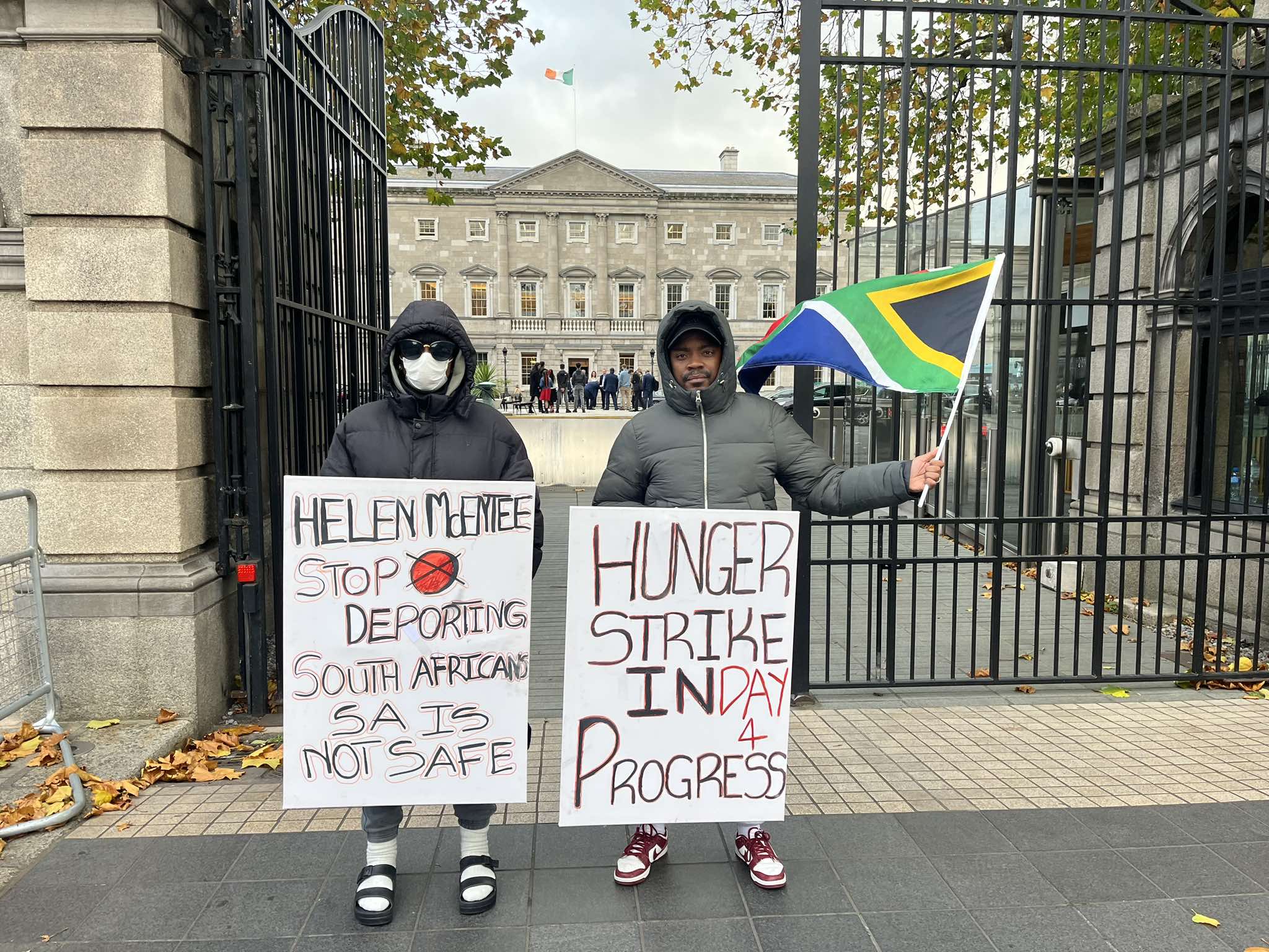 Asylum Seeker Begins Hunger Strike in Ireland to Protest Deportation to Unsafe South Africa