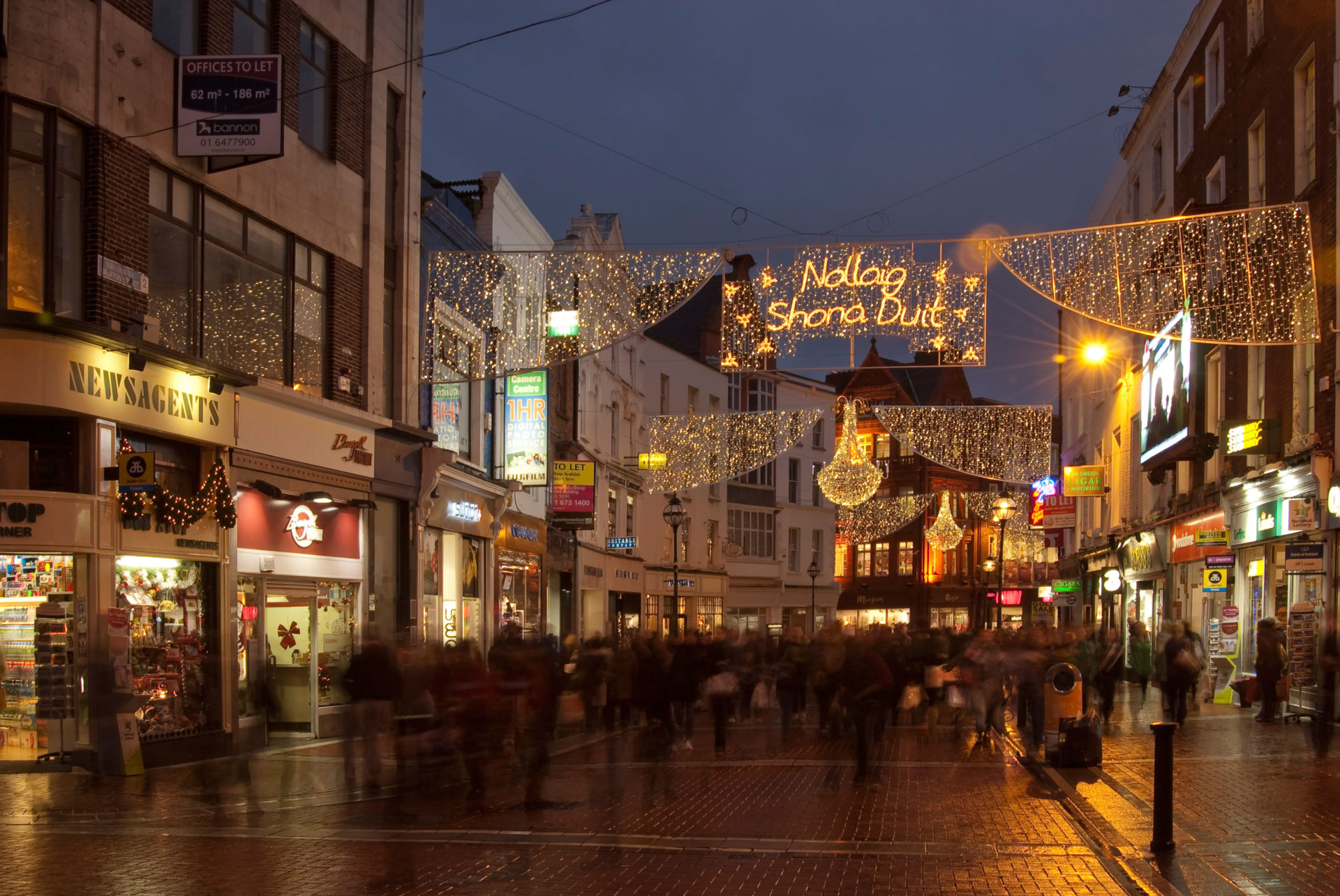 Grafton Street at Christmas