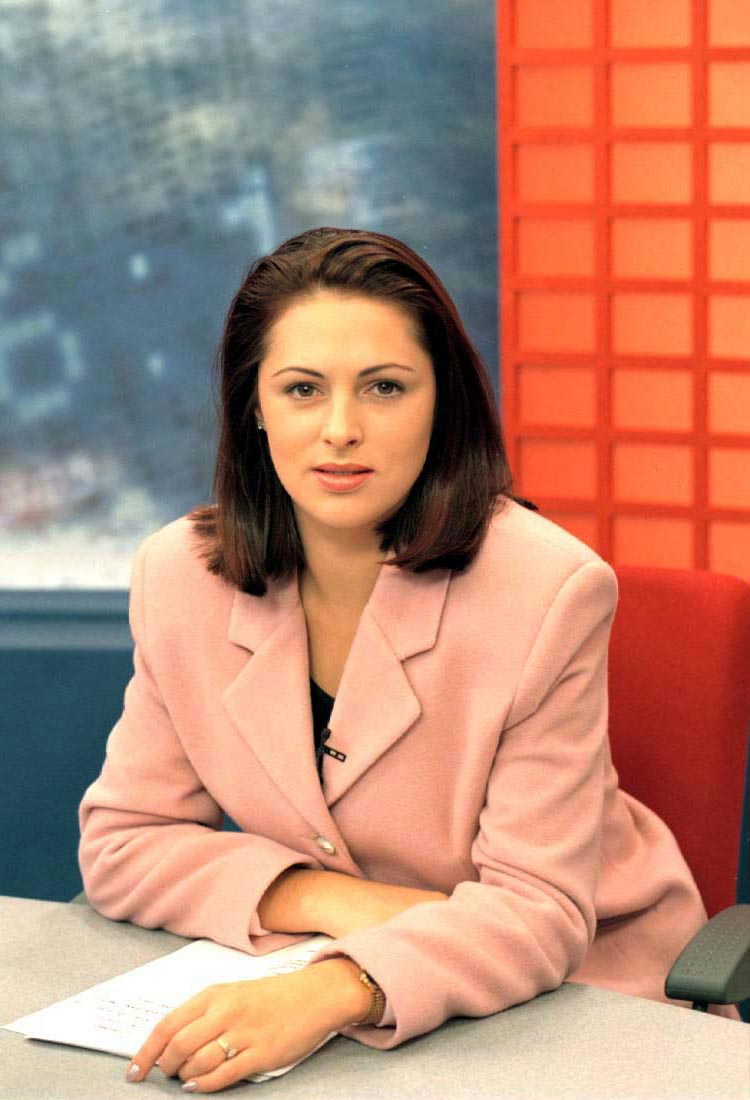 Newsreader Grainne Seoige during the opening of Tnag. 1996