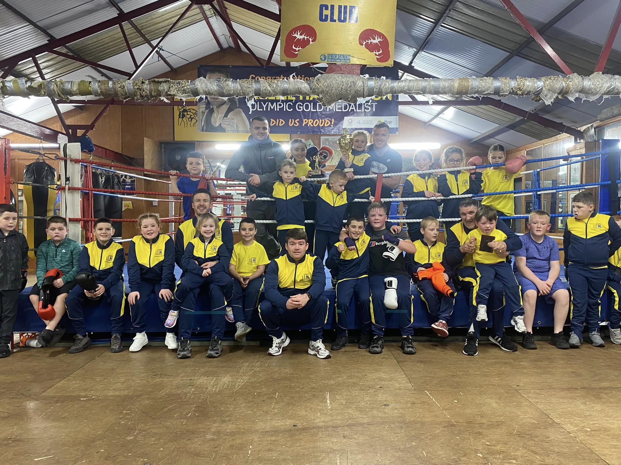 Kids training at Corinthians Boxing Club. Image: Corinthians Boxing Club