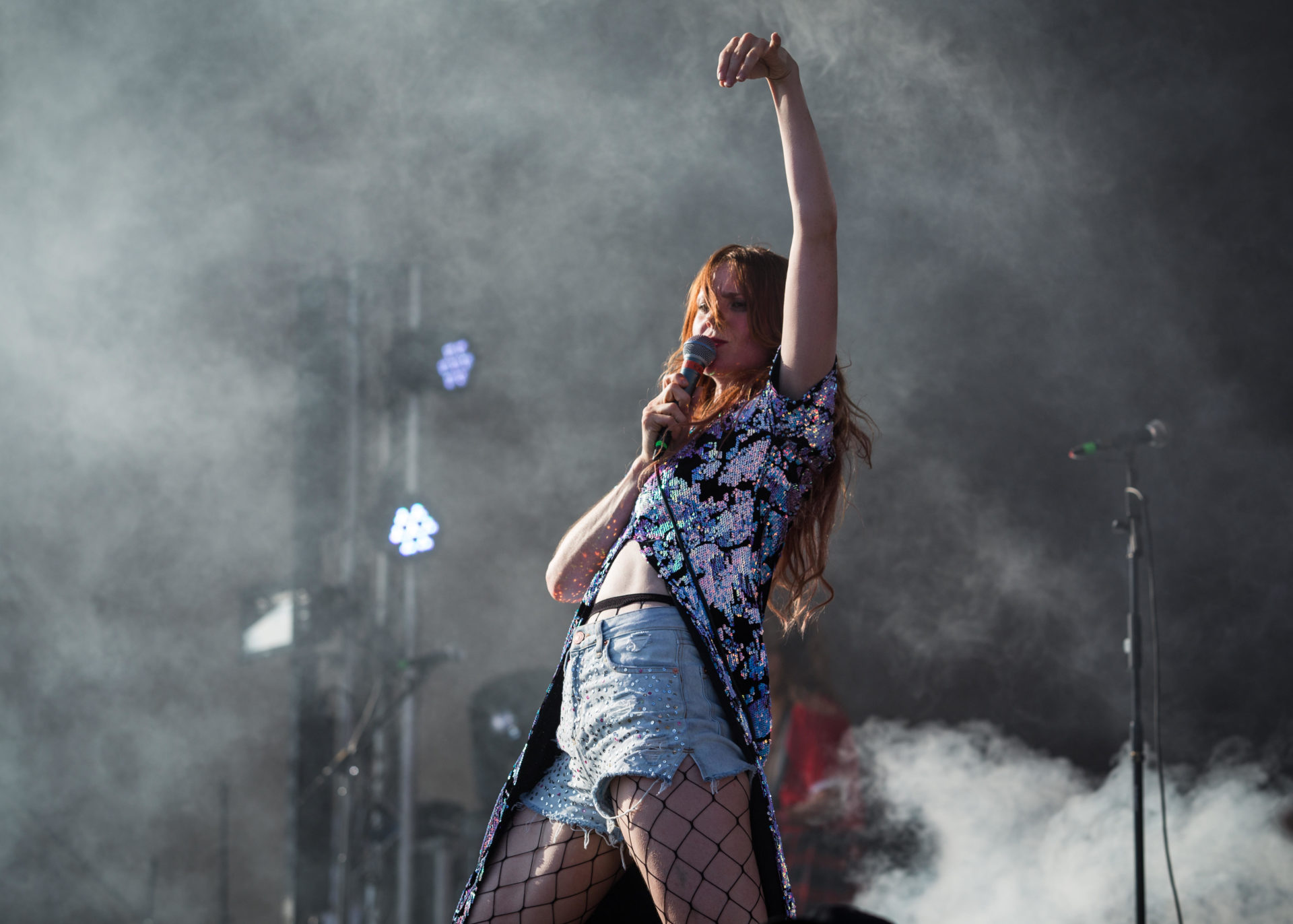 Kate Nash performing on stage