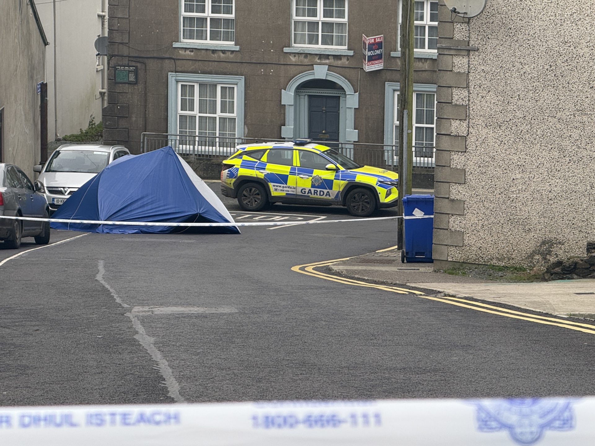 A Garda car in New Ross.