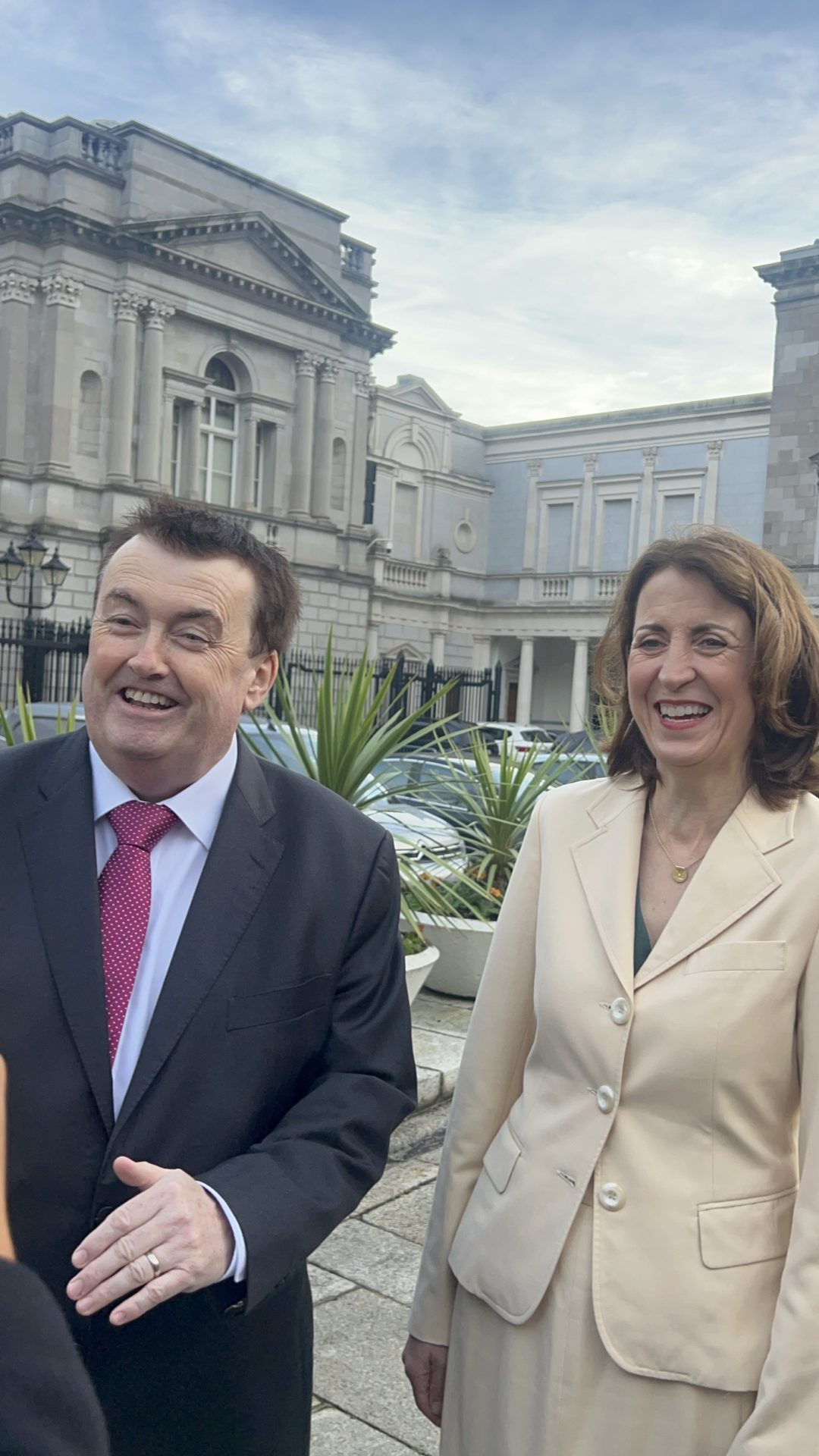 Married couple & TDs Maeve Brophy and Colm Brophy. Image: Jessica Woodlock/Newstalk