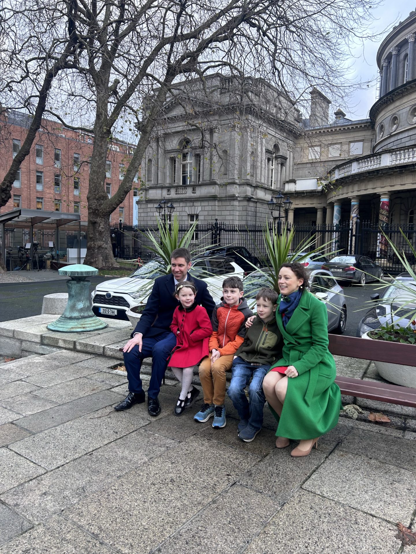 TD Marie Sherlock pictured with her family. Image: Jessica Woodlock/Newstalk