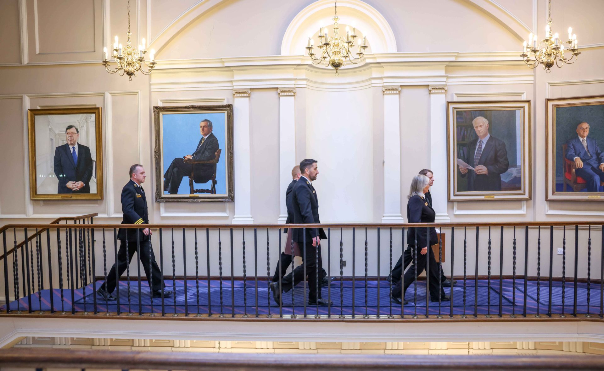 TDs walking in to the first Sitting of the 34th Dail. 18-12-24 Pic: Maxwell’s