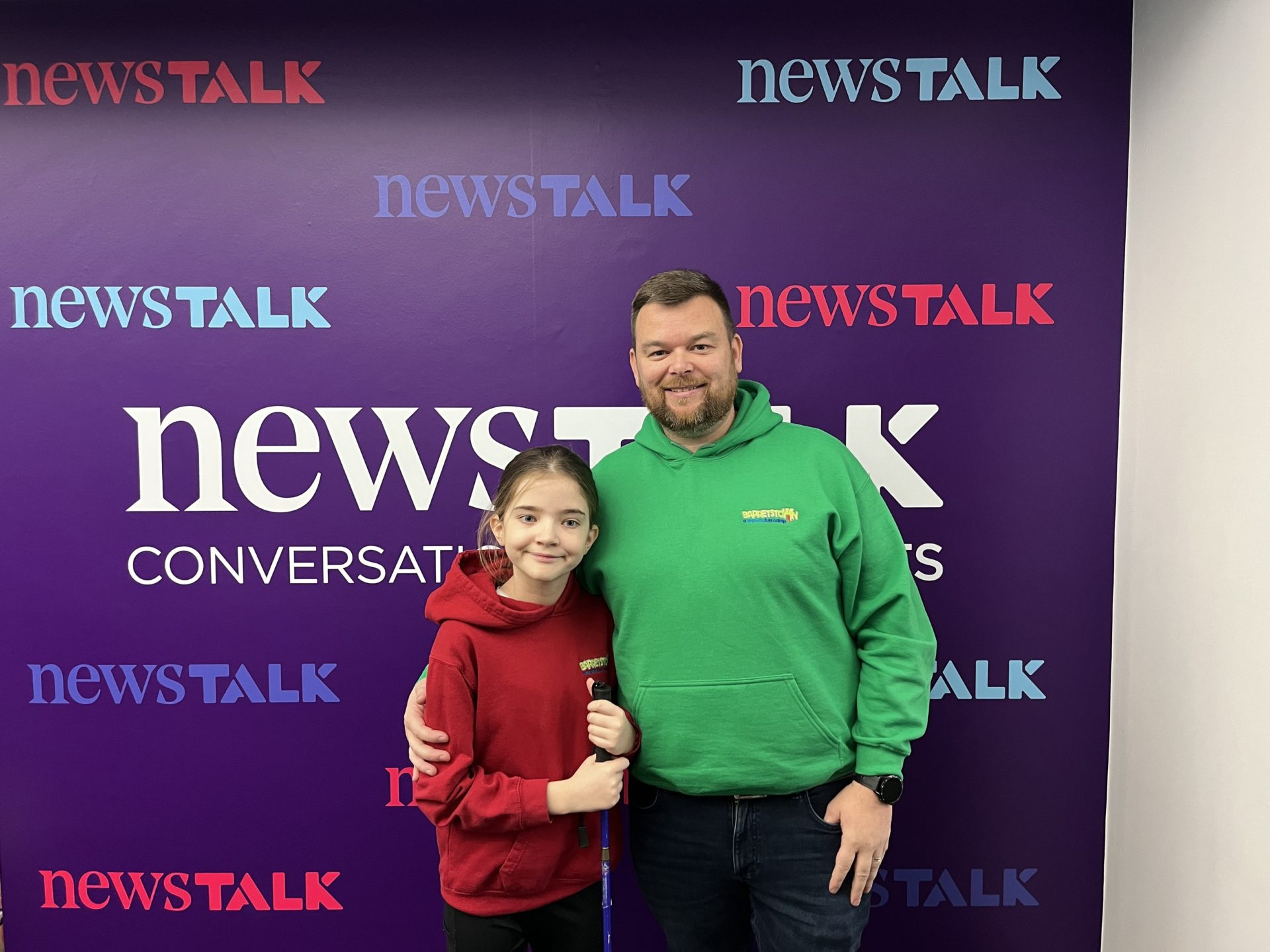 Aoife Lawless (L) amnd her father Colm Lawless (R).