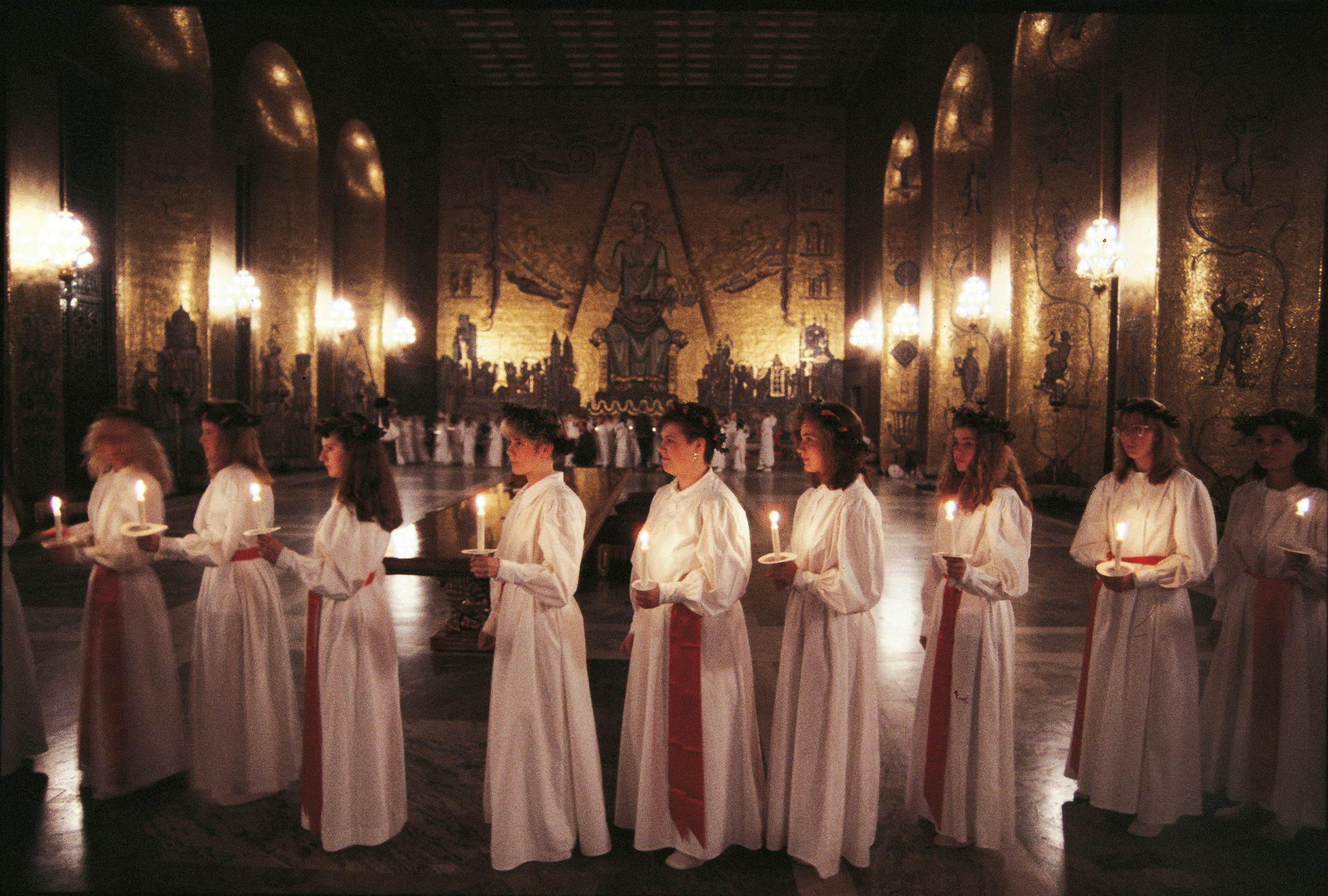 Feast Of St Lucia Sweden Stockholm. Image: Alamy