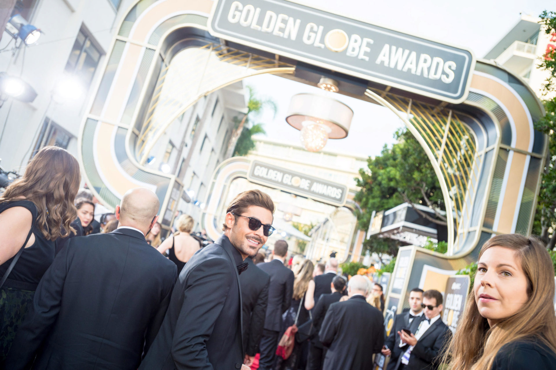 Zac Effron attends the 75th Annual Golden Globes Awards at the Beverly Hilton in Beverly Hills, CA on Sunday, January 7, 2018.