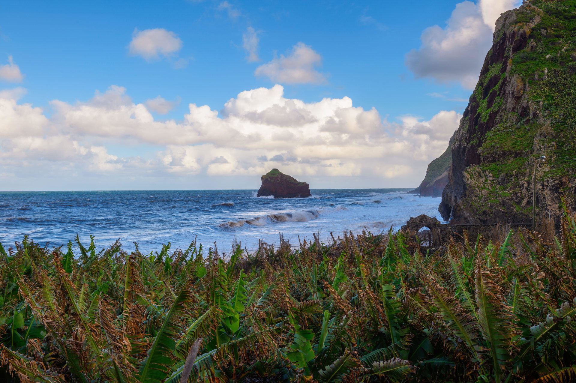 Coasts and cliffs in Madeira