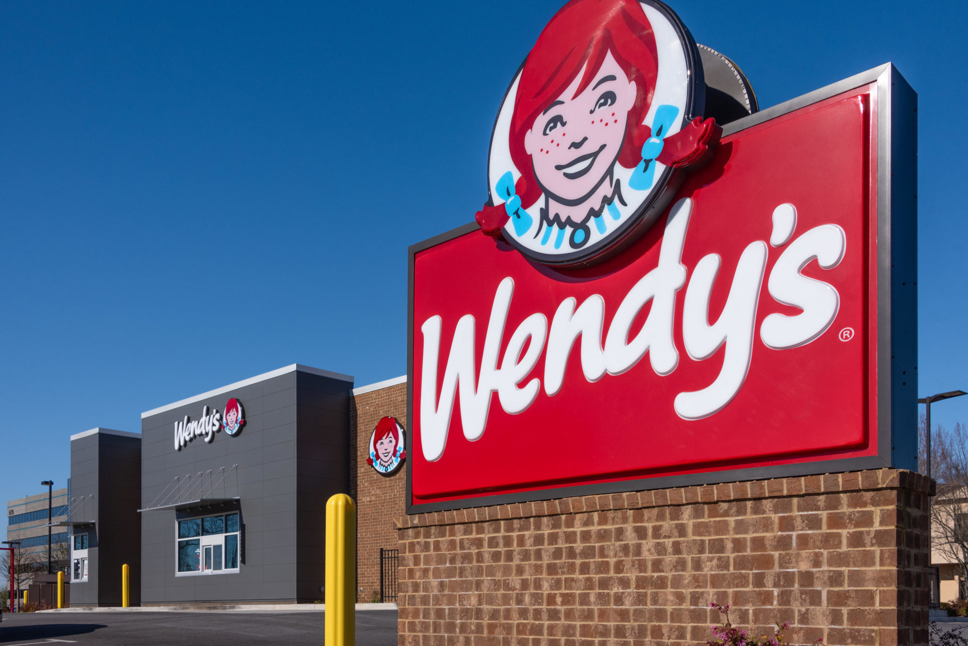 Wendy's fast food hamburger restaurant in Lawrenceville, Georgia. Image: Alamy