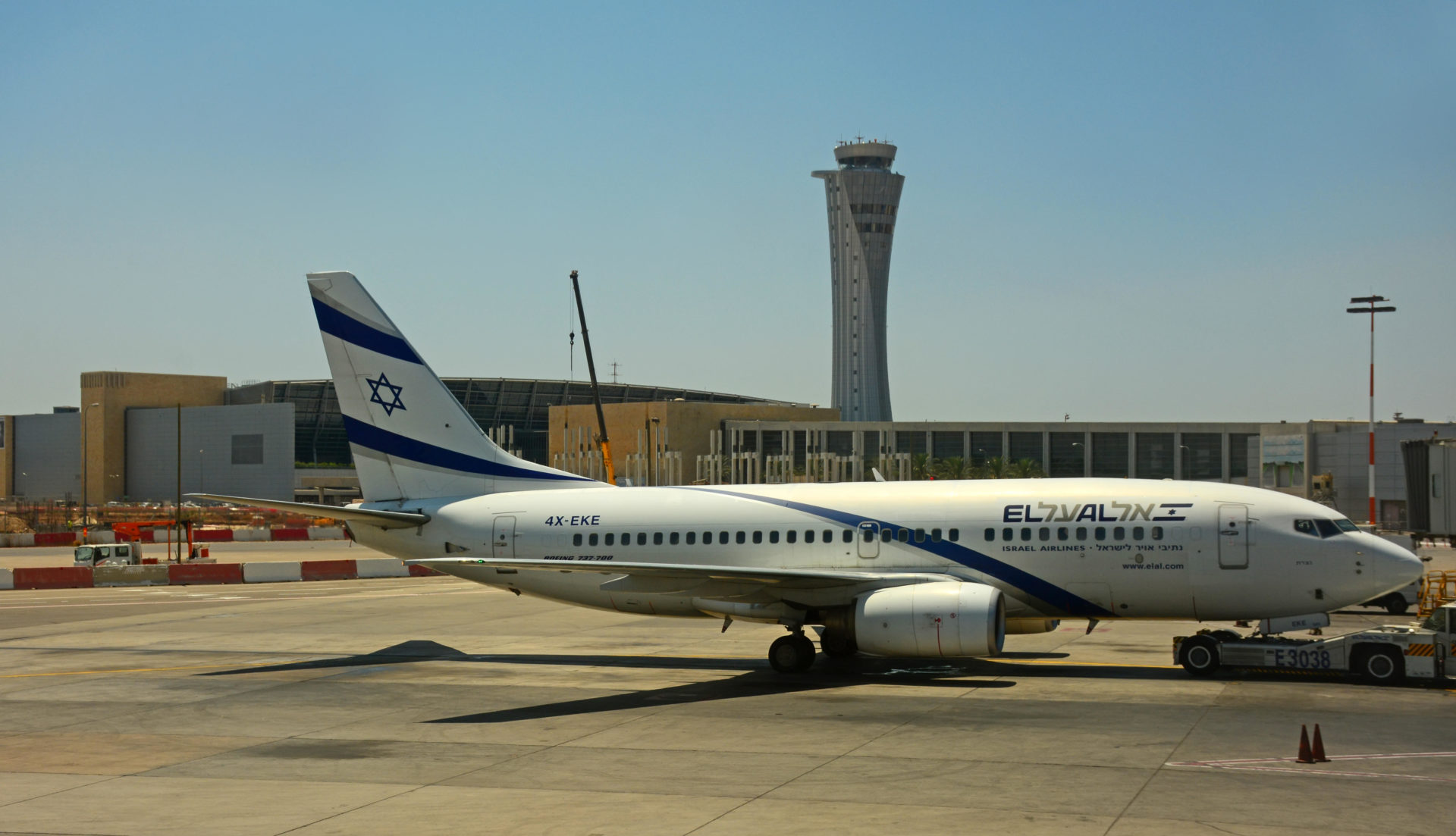 Al airplane in Ben Gurion Airport , Israel. 