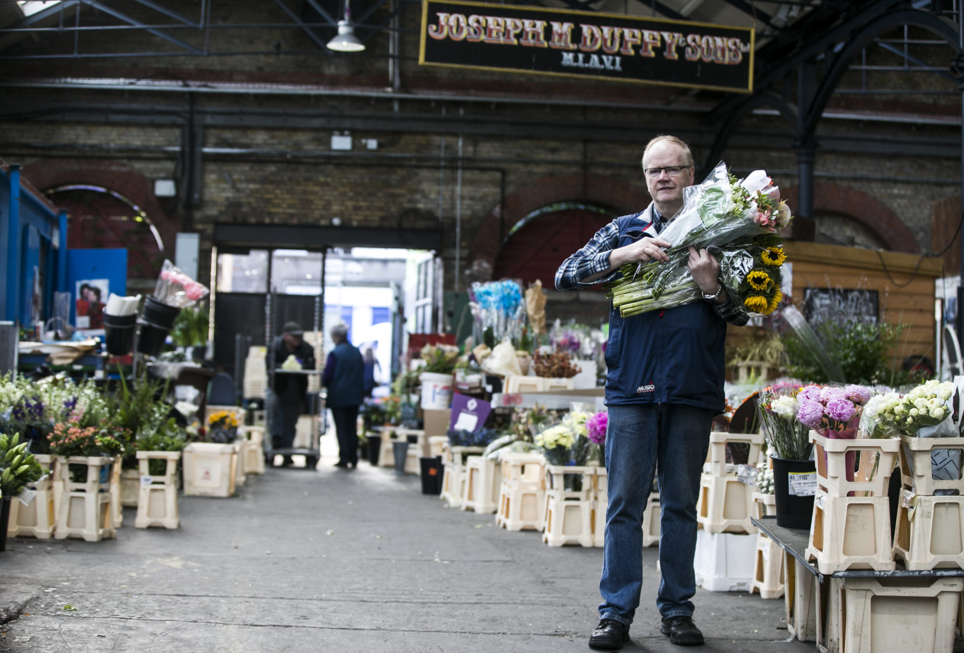 Joseph Duffy, one of several generations of the family over 125 years who worked here on the Joseph M Duffy and Sons. 