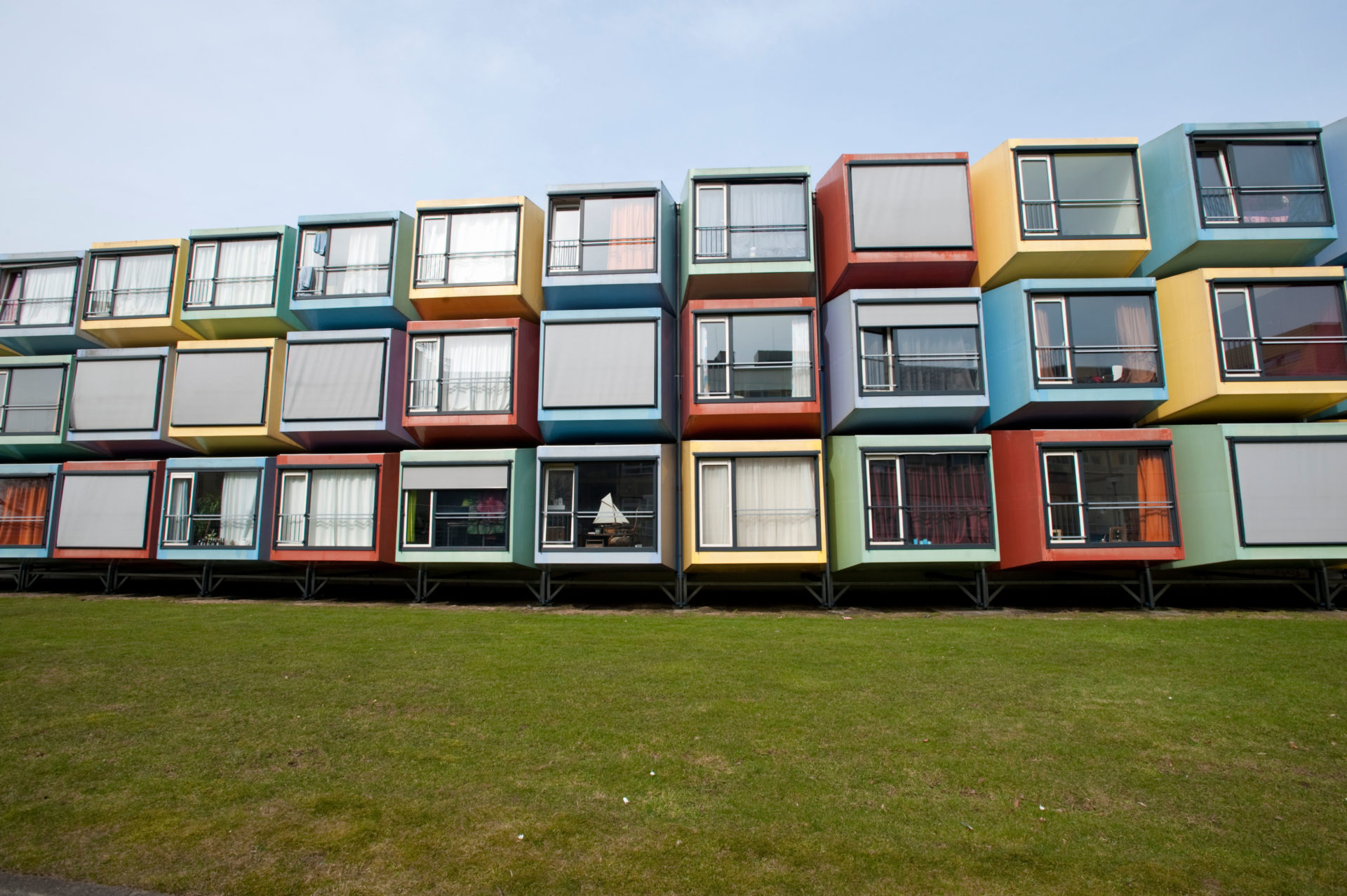 Modular Spacebox student housing at Utrecht University in Netherlands.