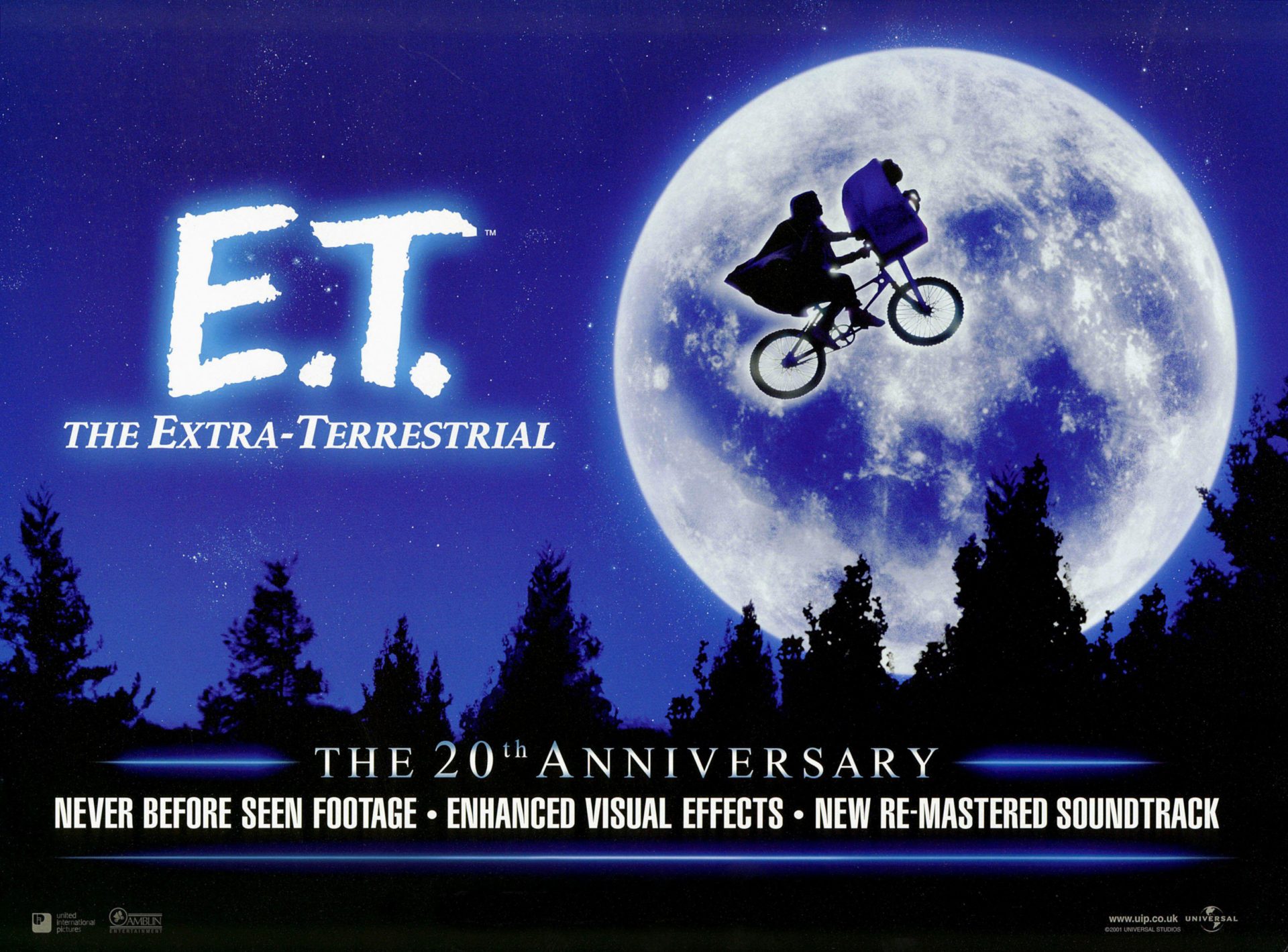 E.T. The Extra-Terrestrial 1982. E.T. The Extra-Terrestrial Movie Poster. 