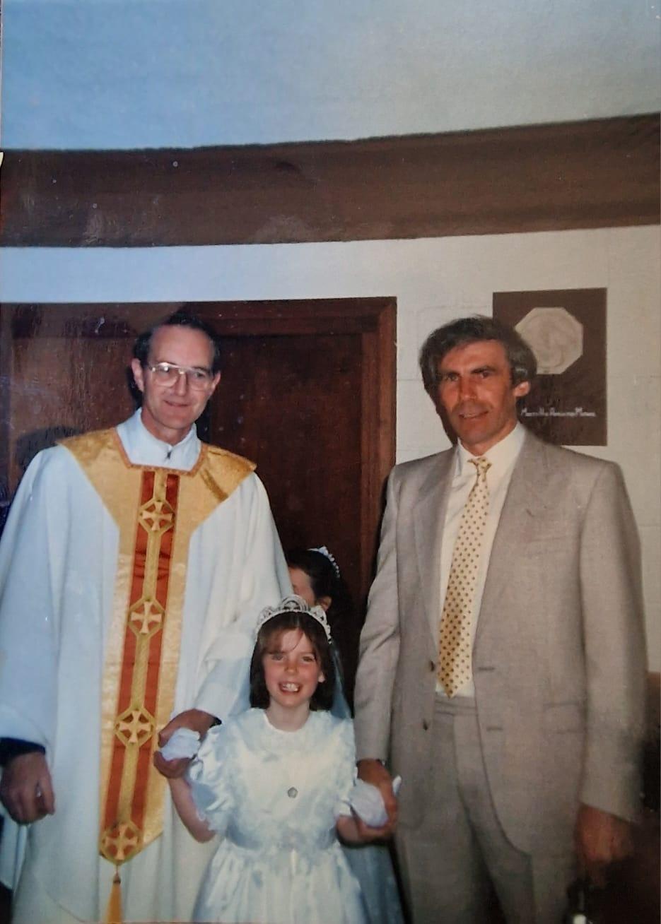 Michelle MacMullan and her father.