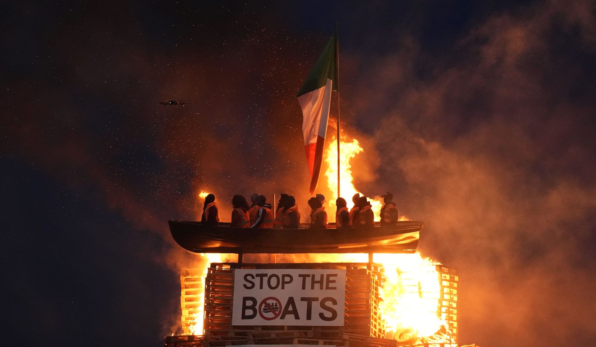 The Police Service of Northern Ireland have confirmed they are investigating the eleventh night celebration as a hate incident. 